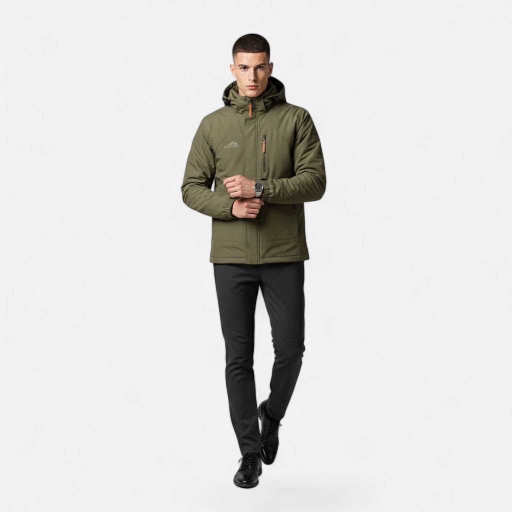 Valmonti | Men’s Hooded Loose-Fit Casual Jacket