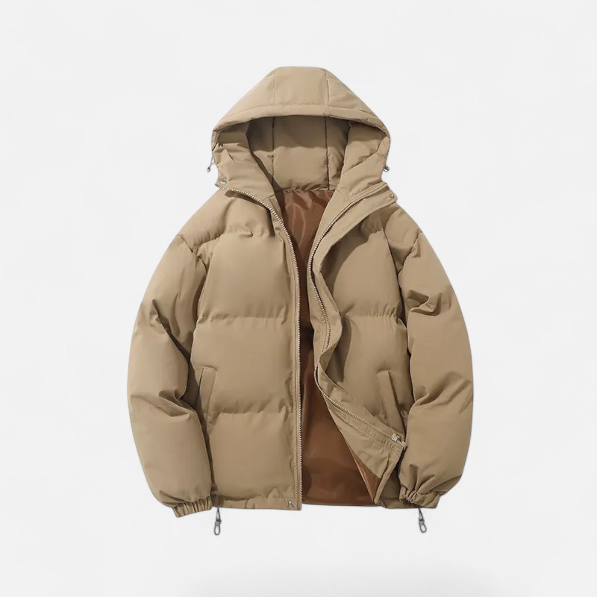 Valmonti | Men’s Hooded Solid-Colour Padded Jacket