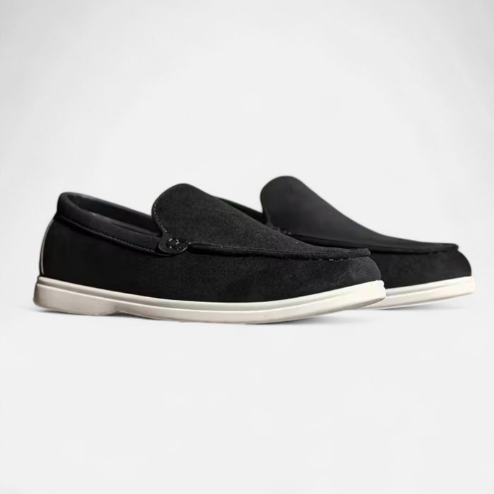 Valmonti | Men’s Leather-Slip Driving Loafer