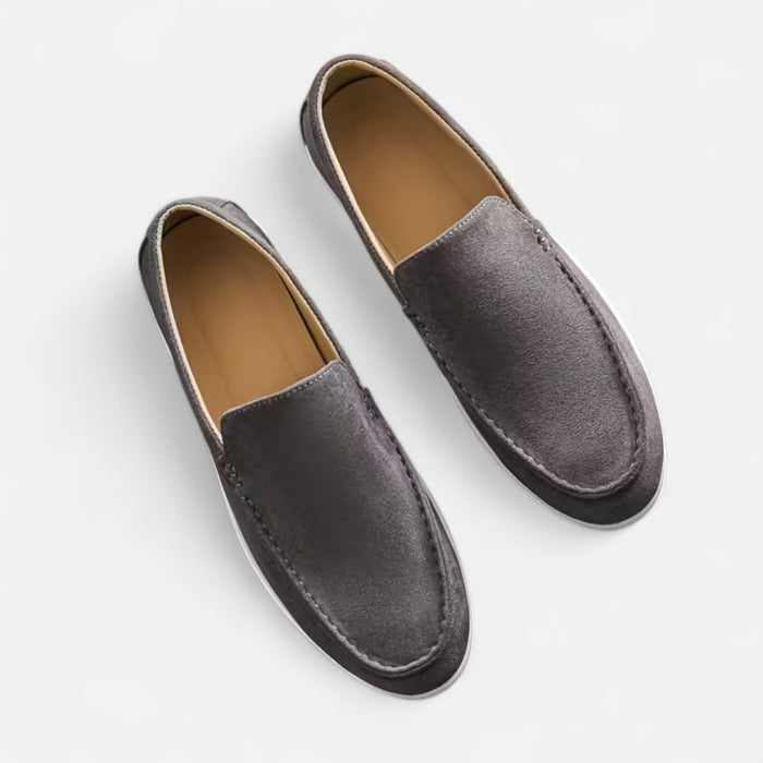 Valmonti | Men’s Leather-Slip Driving Loafer