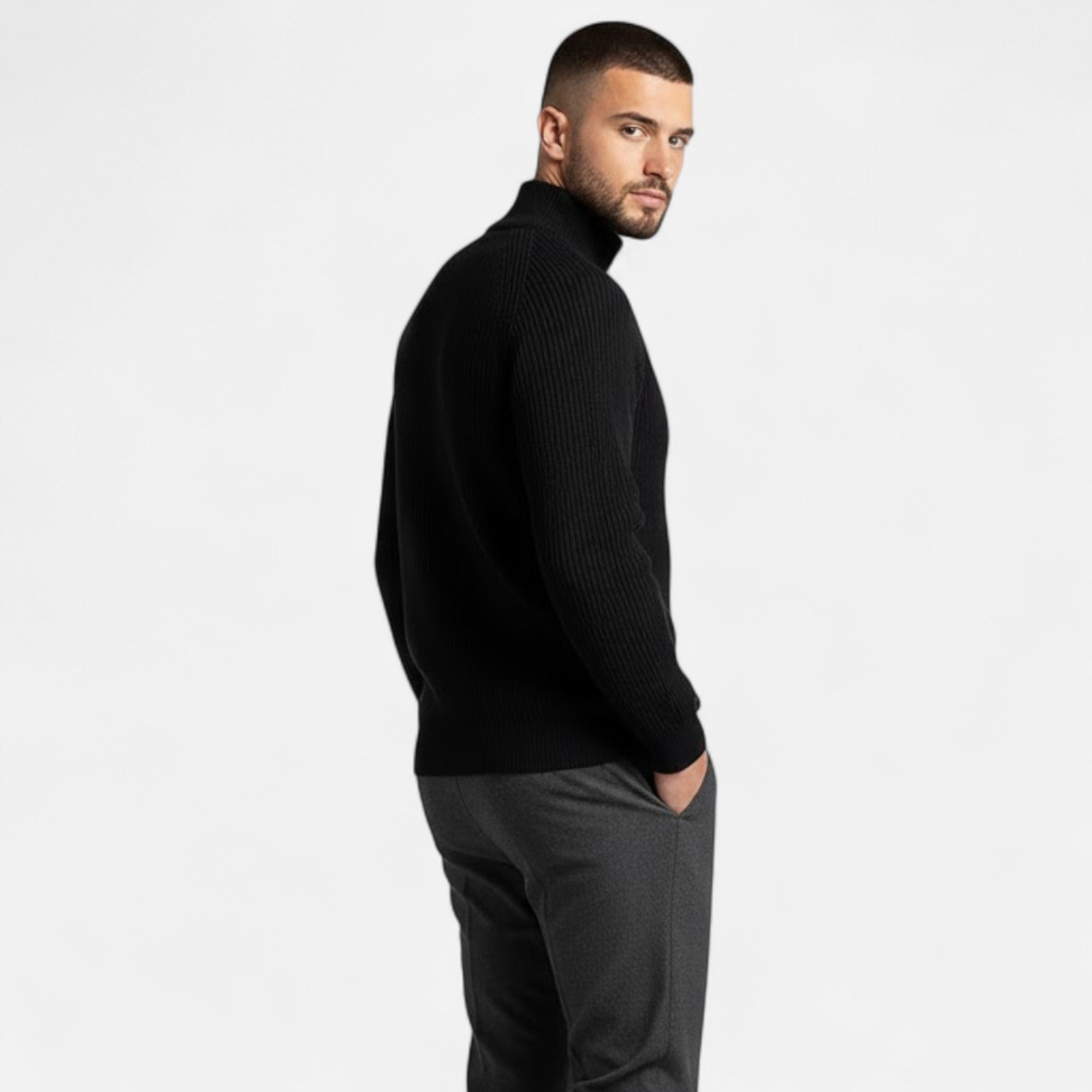 Valmonti | Men’s Loose-Fit Luxury Knit Sweater
