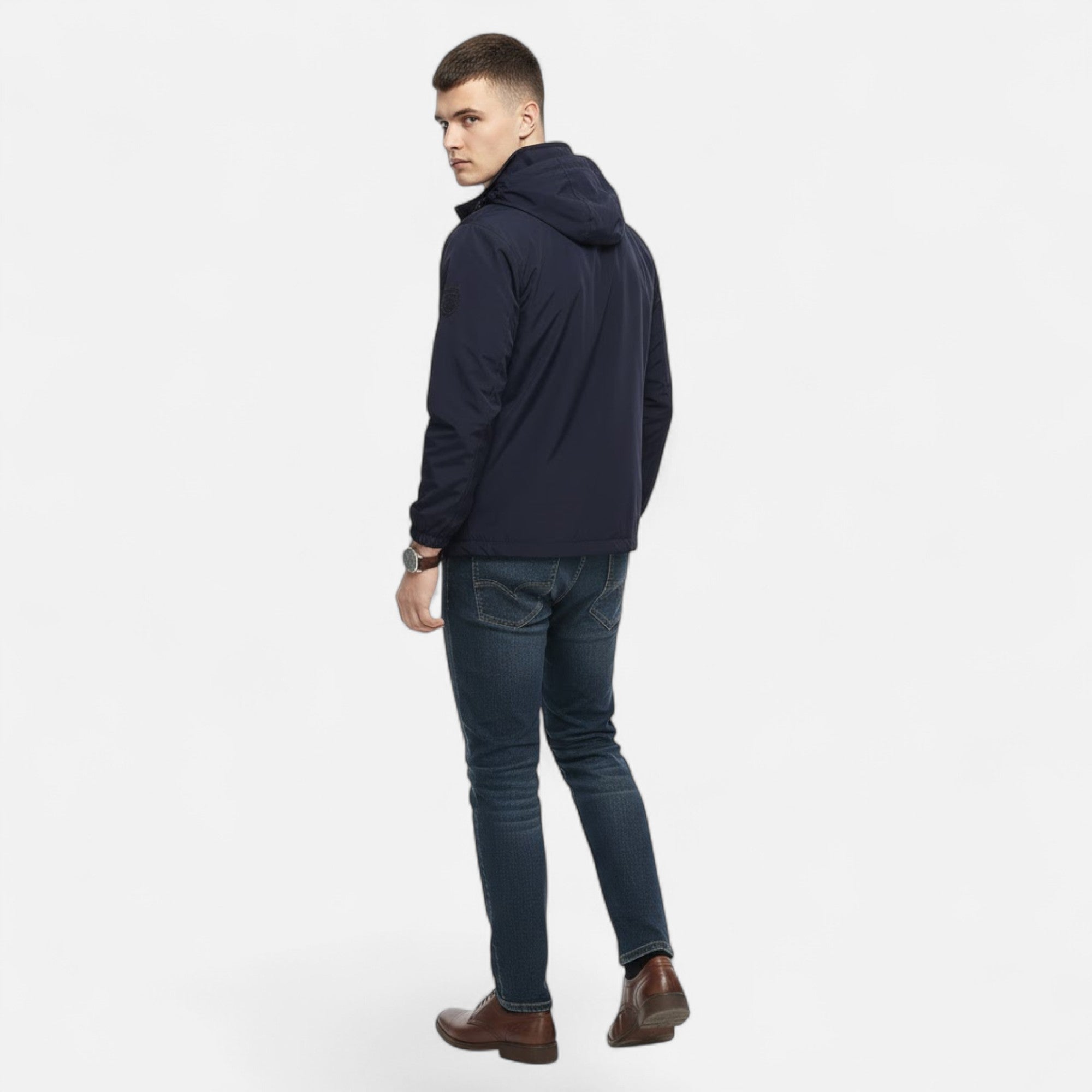 Valmonti | Men’s Solid-Colour Stand-Collar Outdoor Jacket