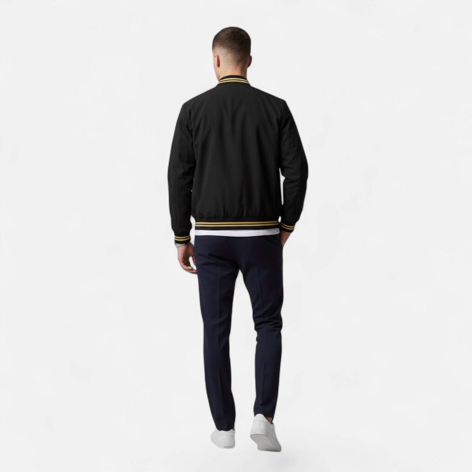 Valmonti | Men’s Stand-Collar Non-Iron Casual Jacket