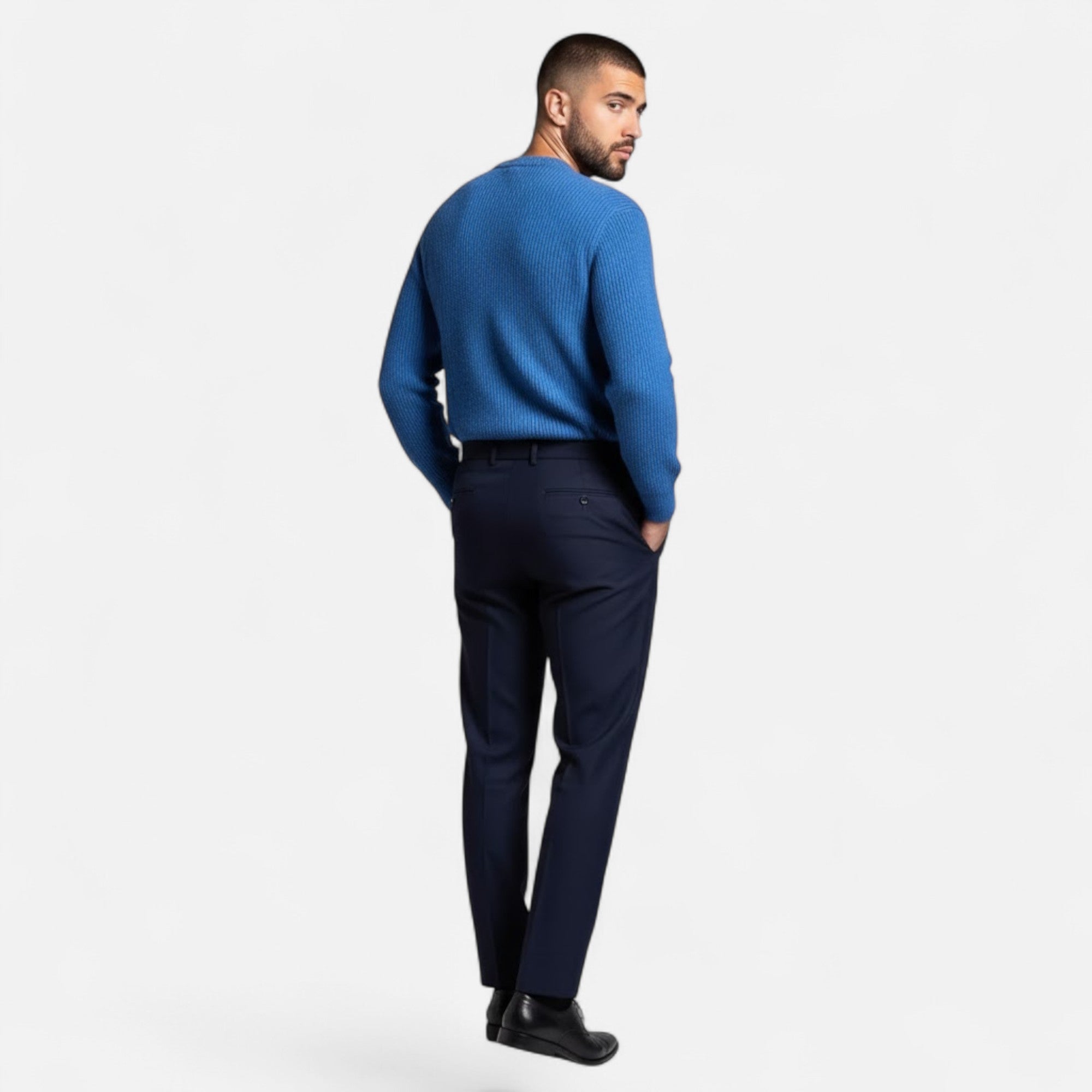 Valmonti | Men’s Thick-Knit Korean-Style Loose Sweater