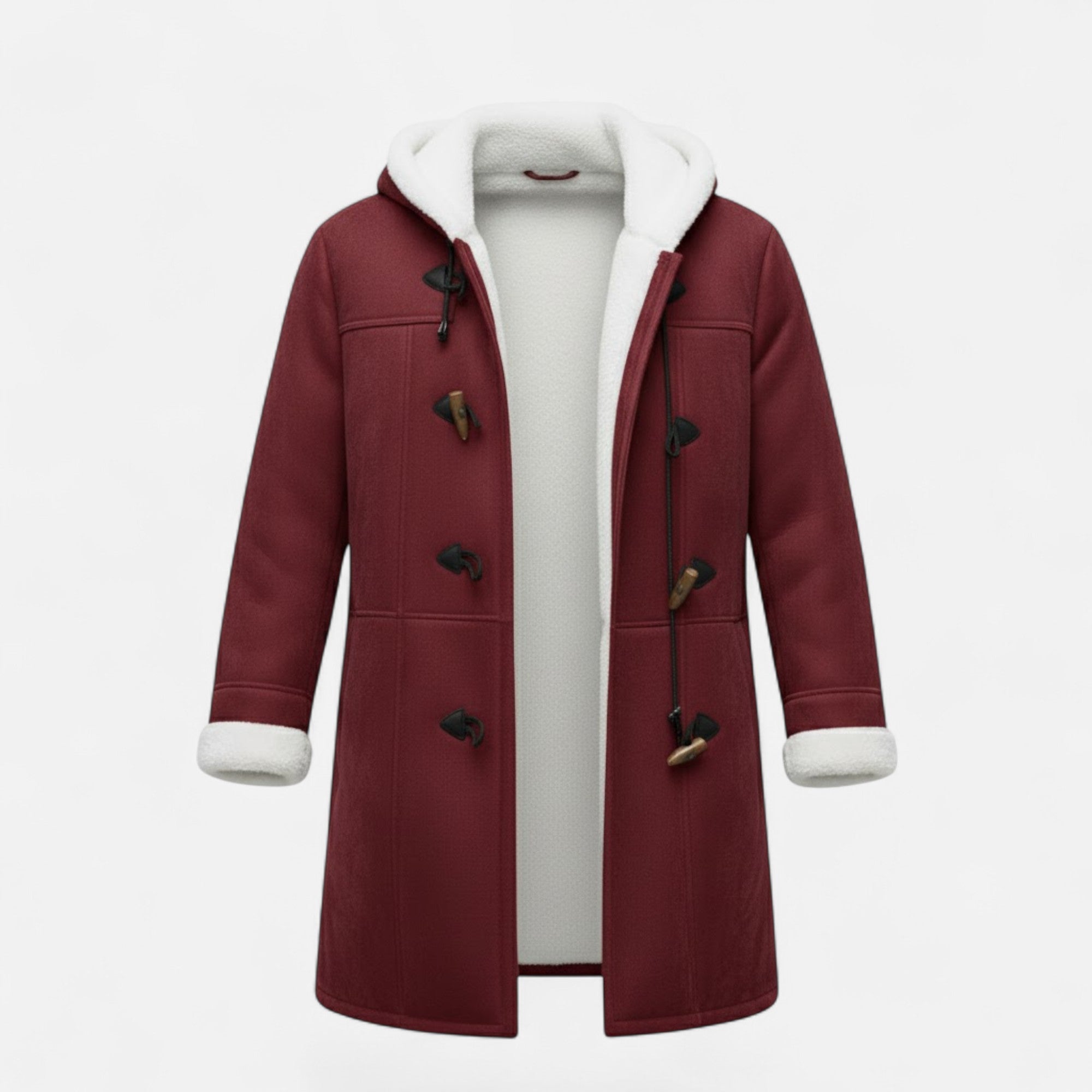 Valmonti | Women’s Hooded Button-Front Winter Coat with Pockets