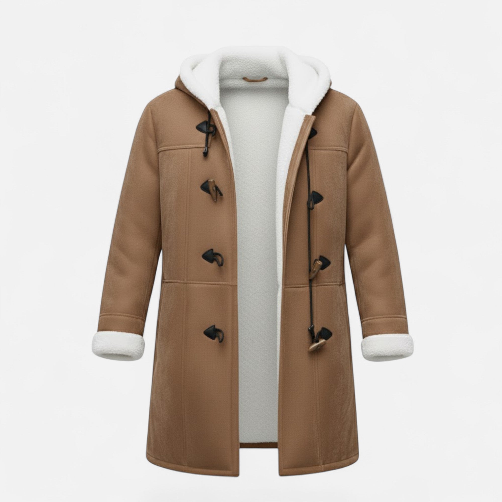 Valmonti | Women’s Hooded Button-Front Winter Coat with Pockets