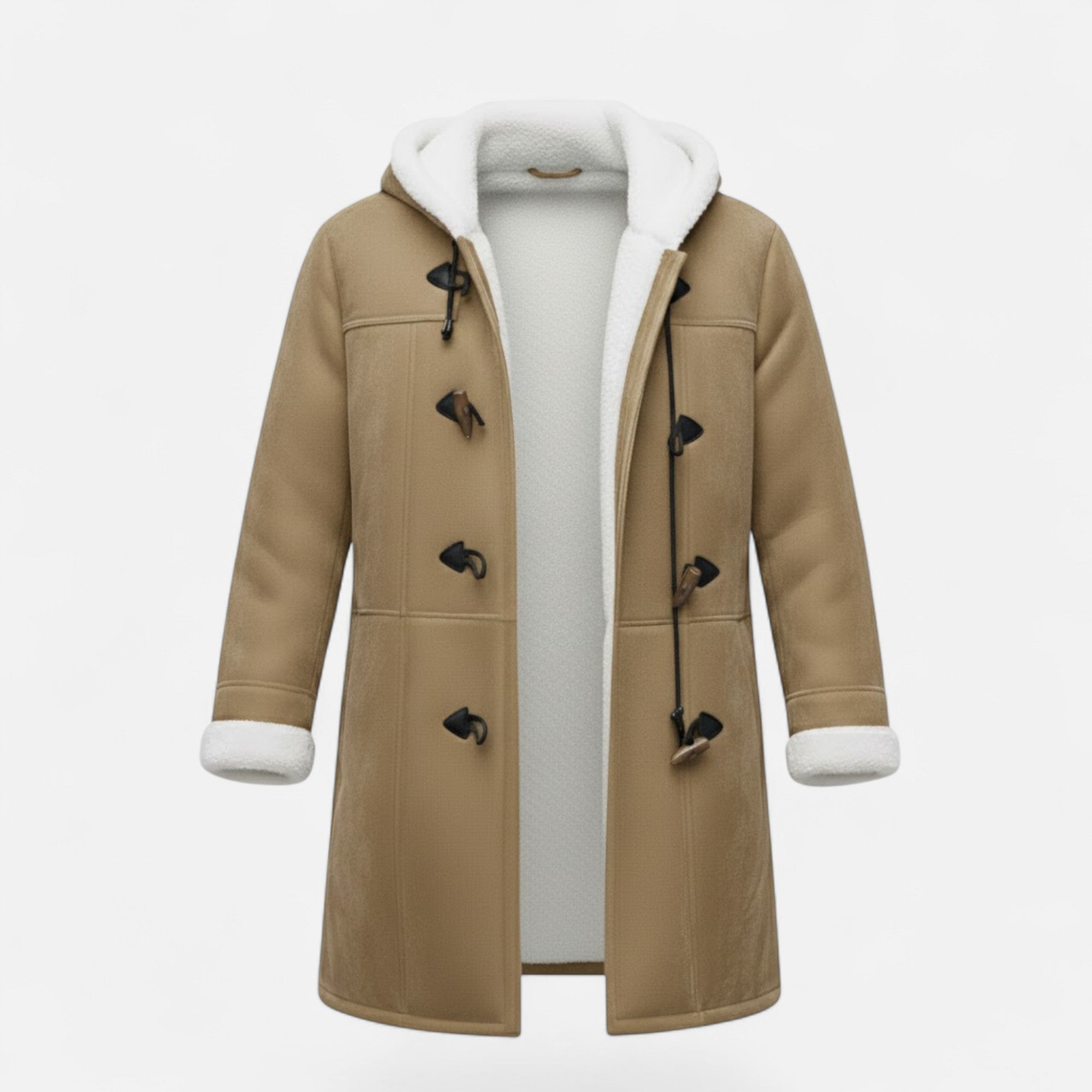 Valmonti | Women’s Hooded Button-Front Winter Coat with Pockets
