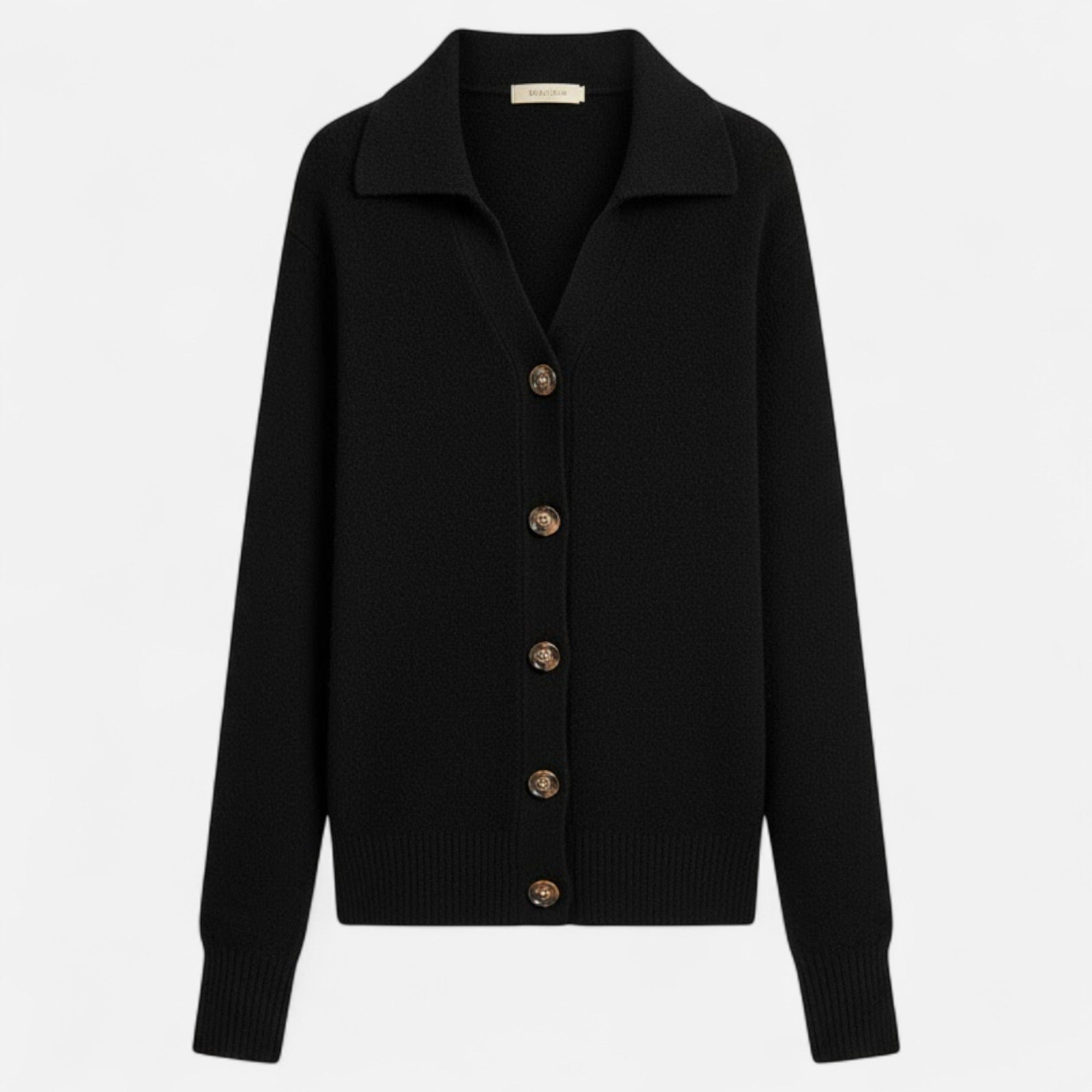 Valmonti | Women’s Knit Stand-Collar Short Coat