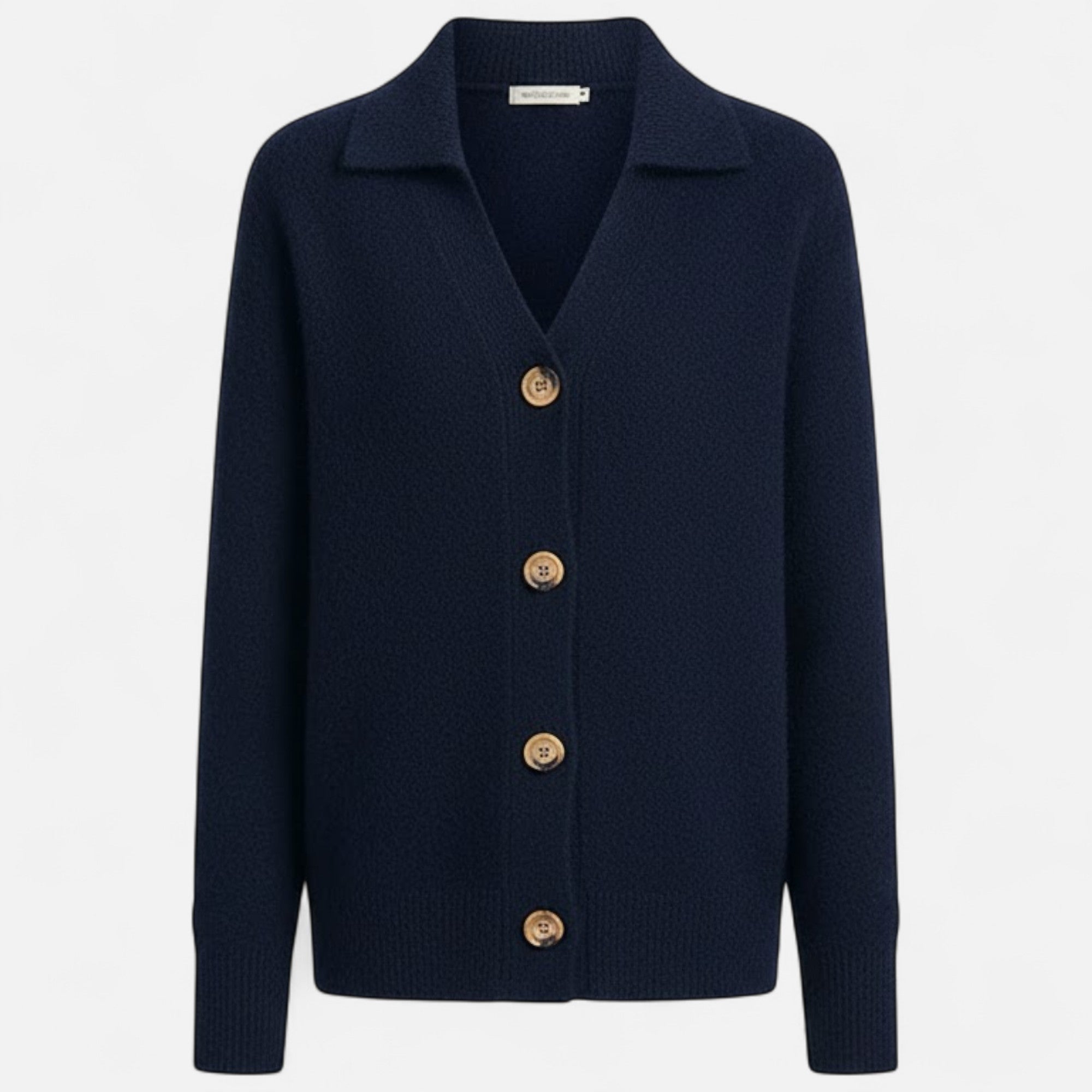 Valmonti | Women’s Knit Stand-Collar Short Coat