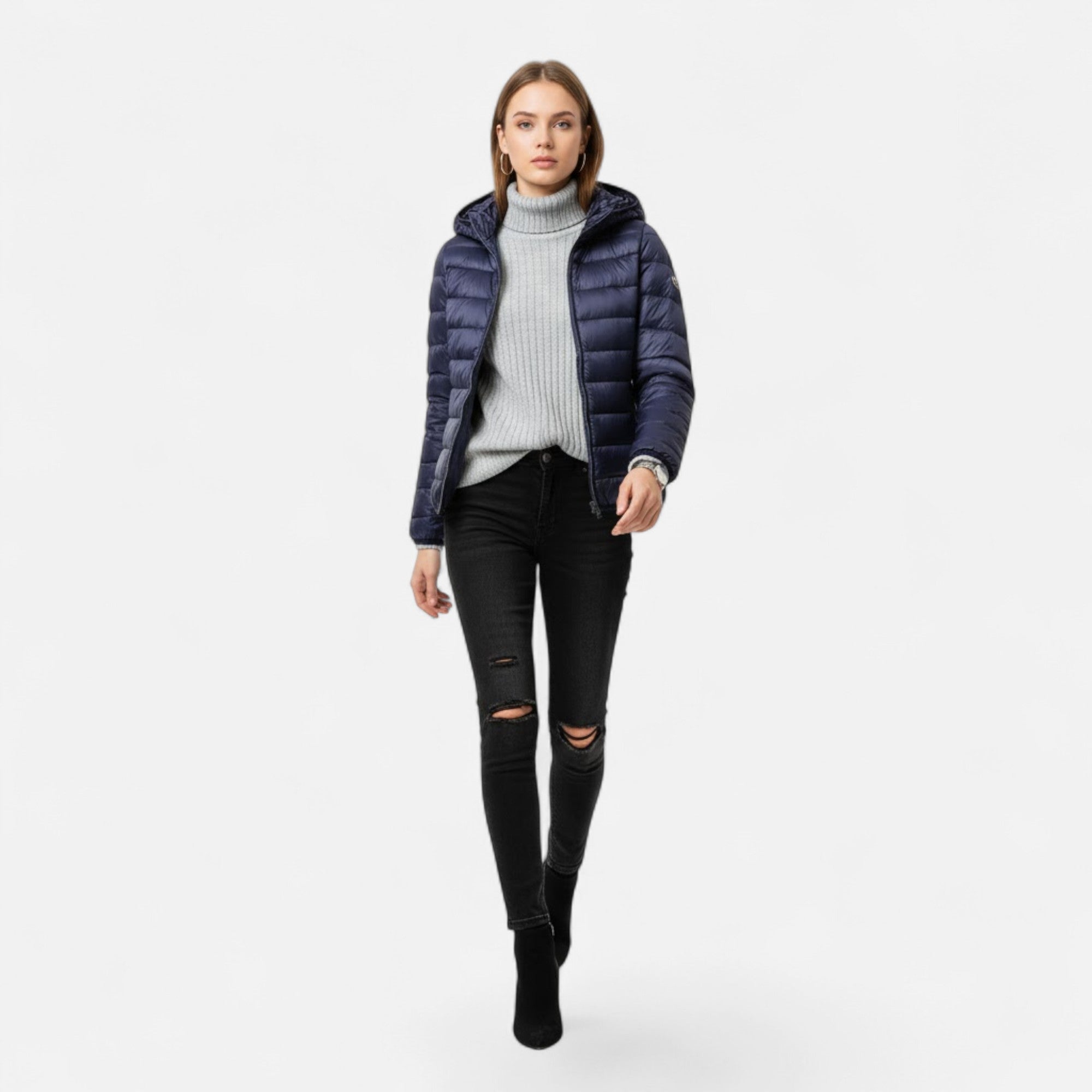 Valmonti | Women’s Lightweight Down-Filled Plus-Size Coat
