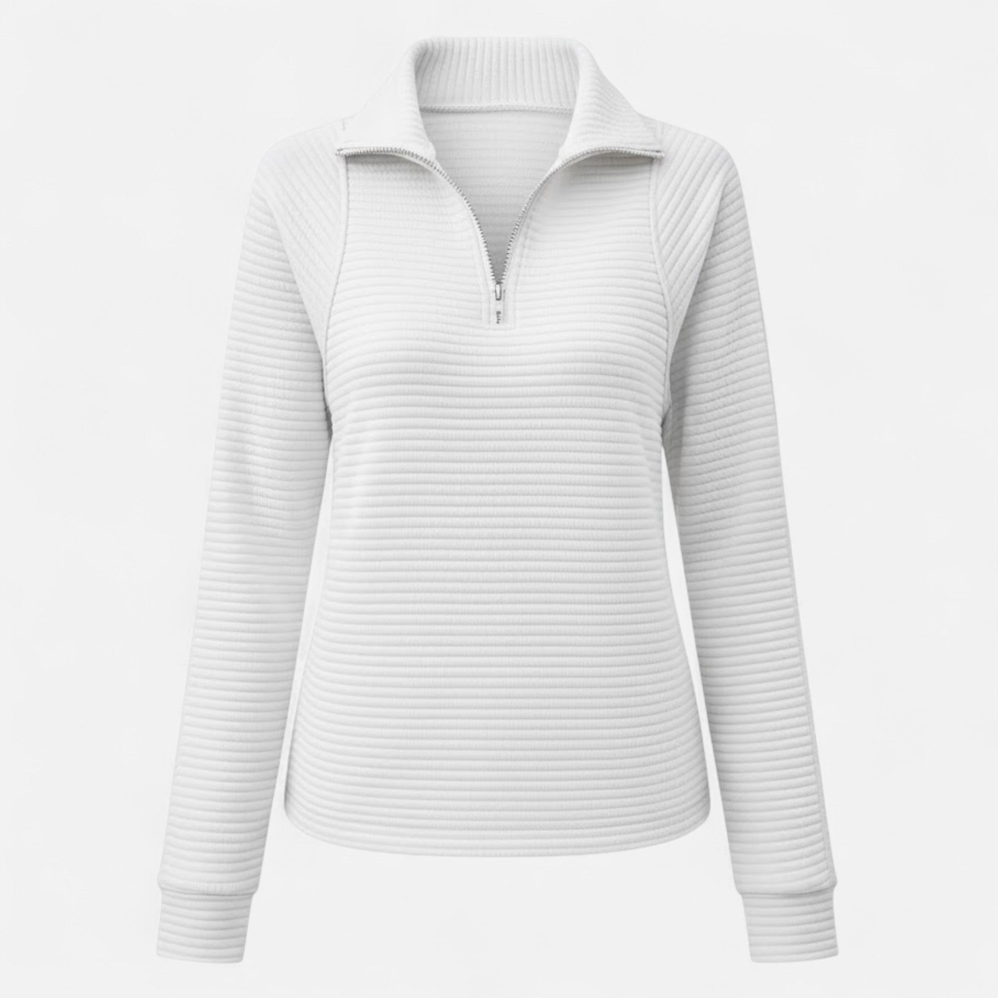 Valmonti | Women’s Zipper Stand-Collar Knit Sweaters