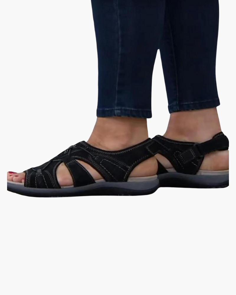 Sandalias cómodas de verano para mujer, transpirables, ajustables, ligeras, para caminar todos los días