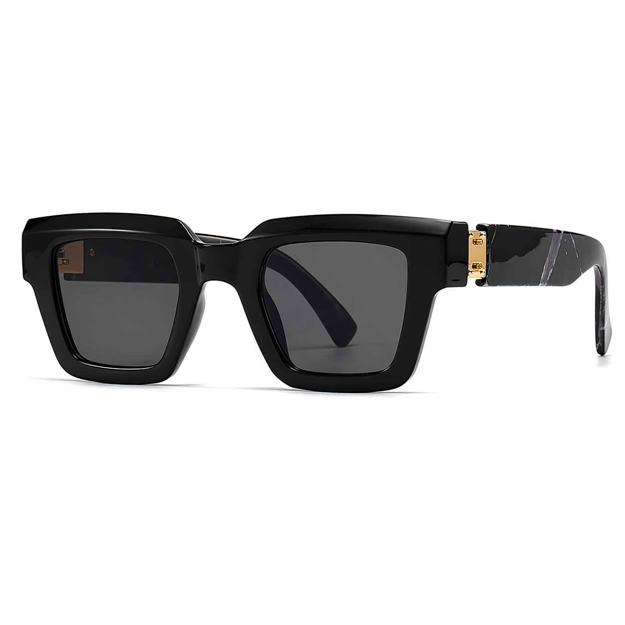 Men’s Angular Frame Sunglasses Bold Statement Modern Design