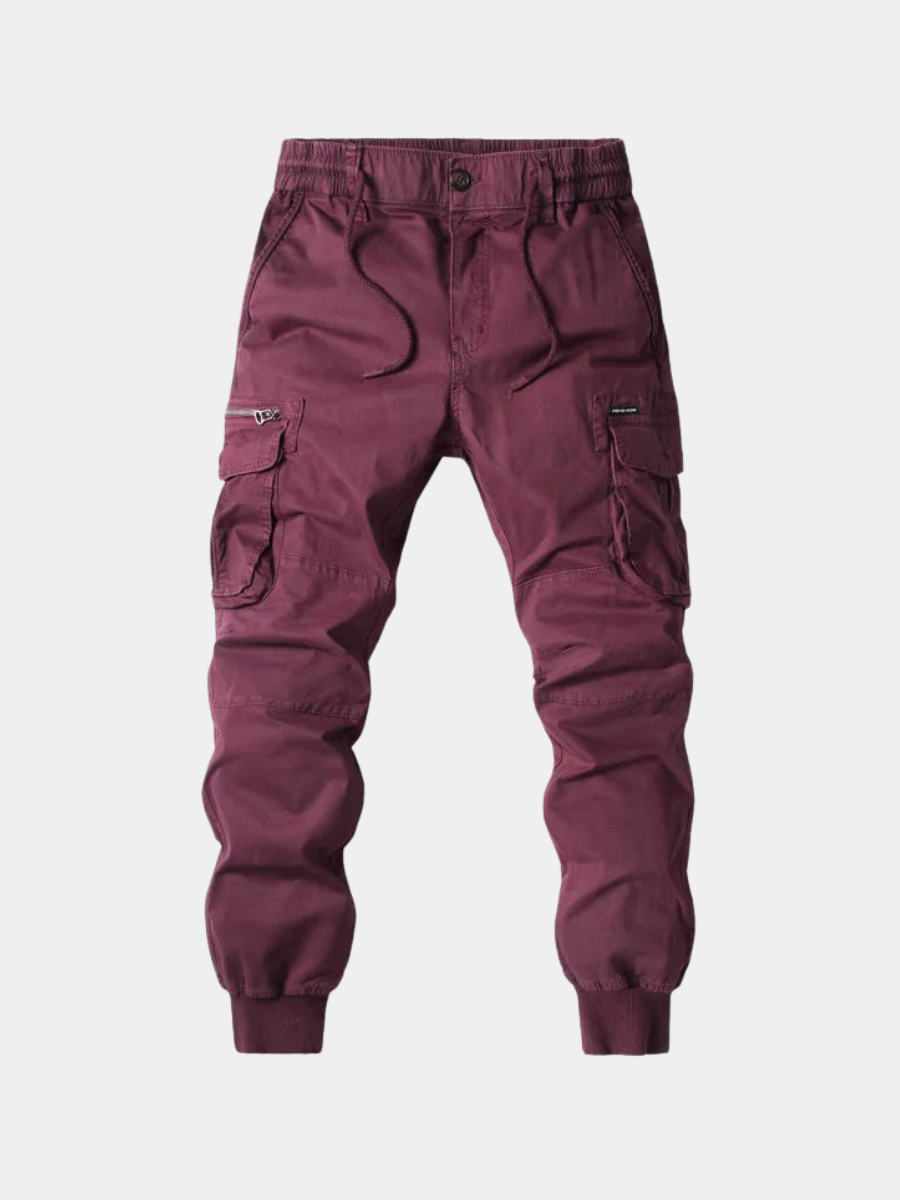 Men’s Cargo Jogger Multi-Pocket Streetwear Utility Trousers