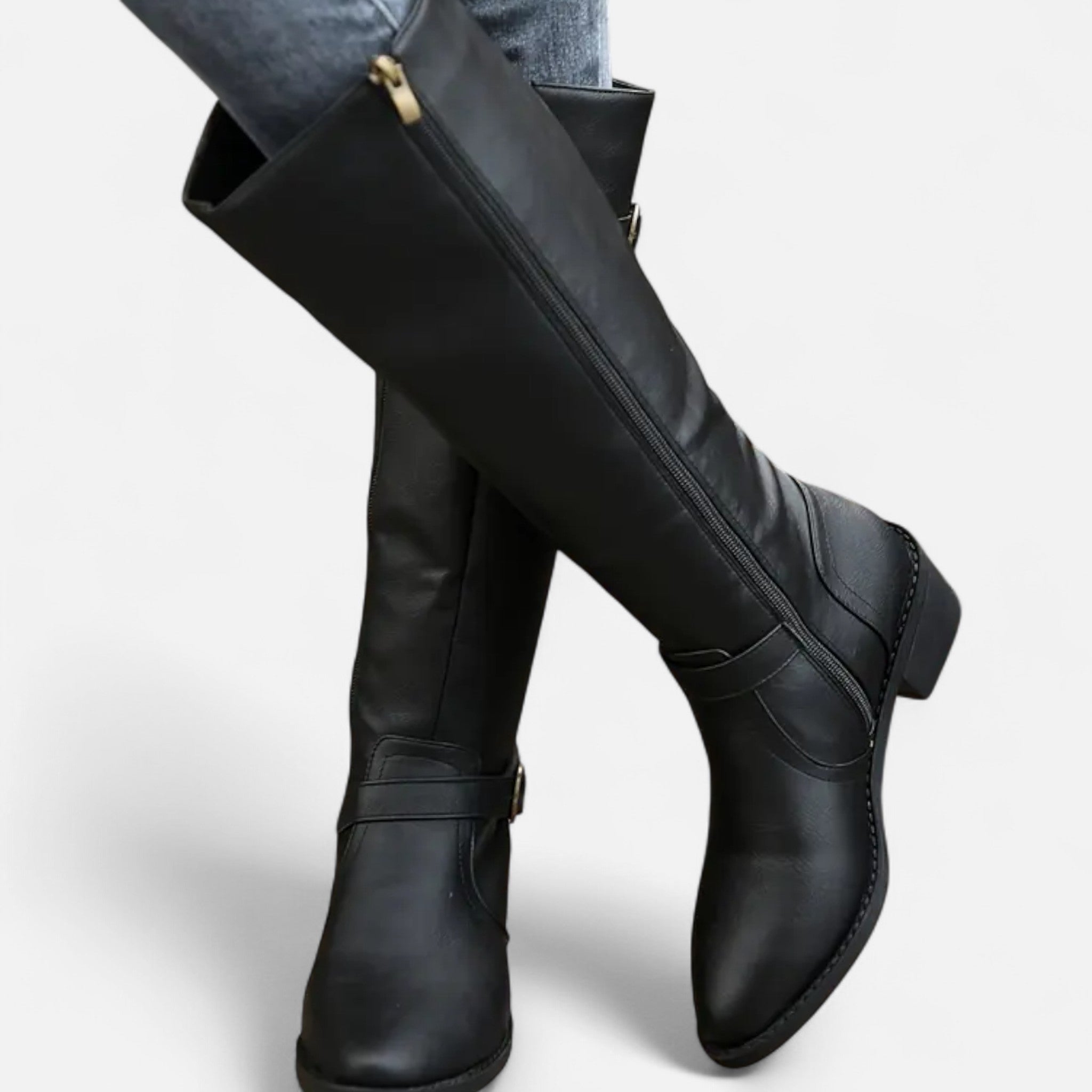 Valmonti | Women’s Pointed-Toe Long Boots
