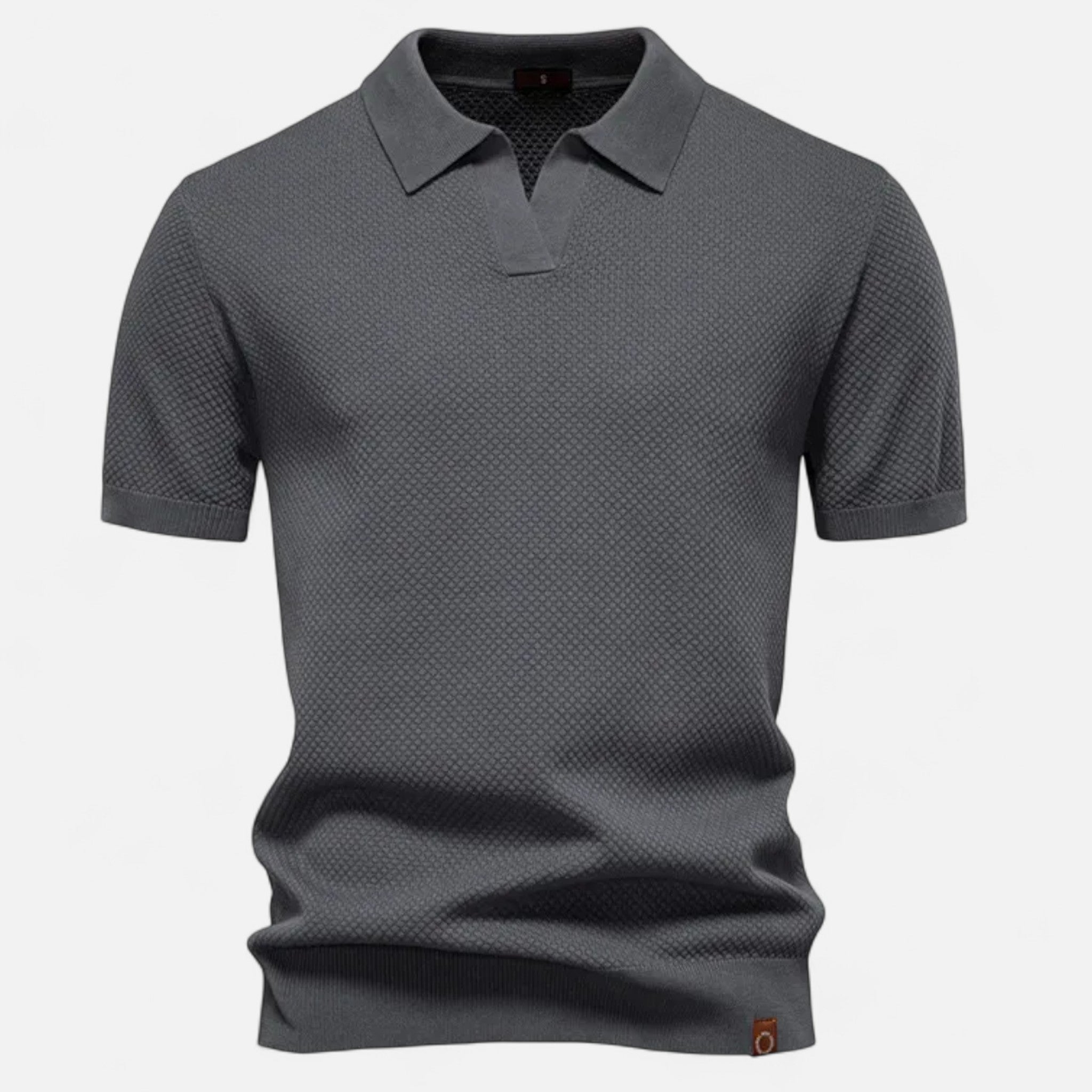 Valmonti | Men’s Pineapple Wool Polo Shirt