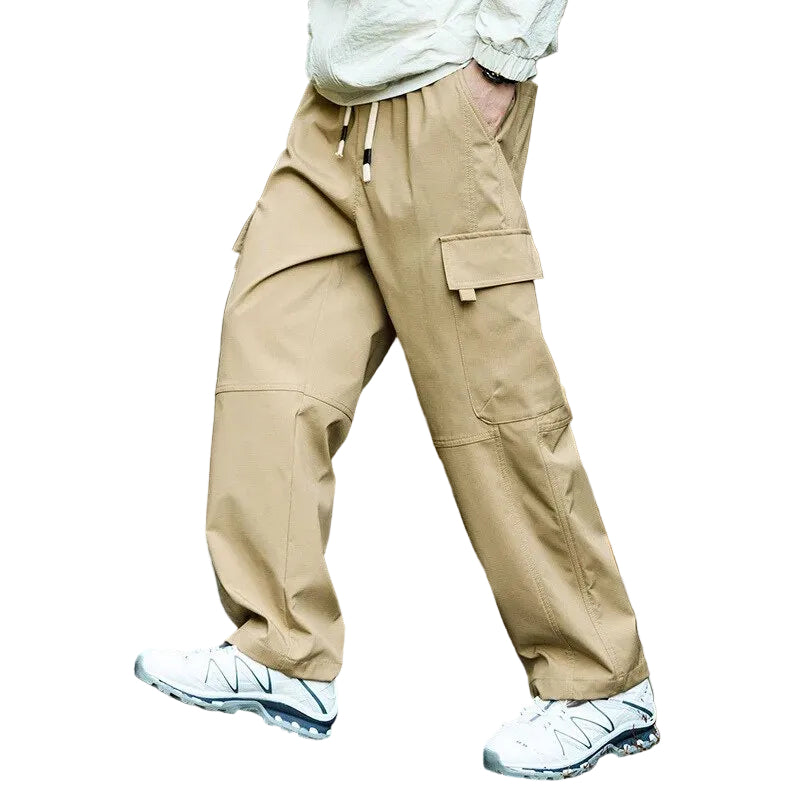 Men’s Water-Resistant Hiking Cargo Trousers – Breathable Outdoor Trousers for Active Adventures