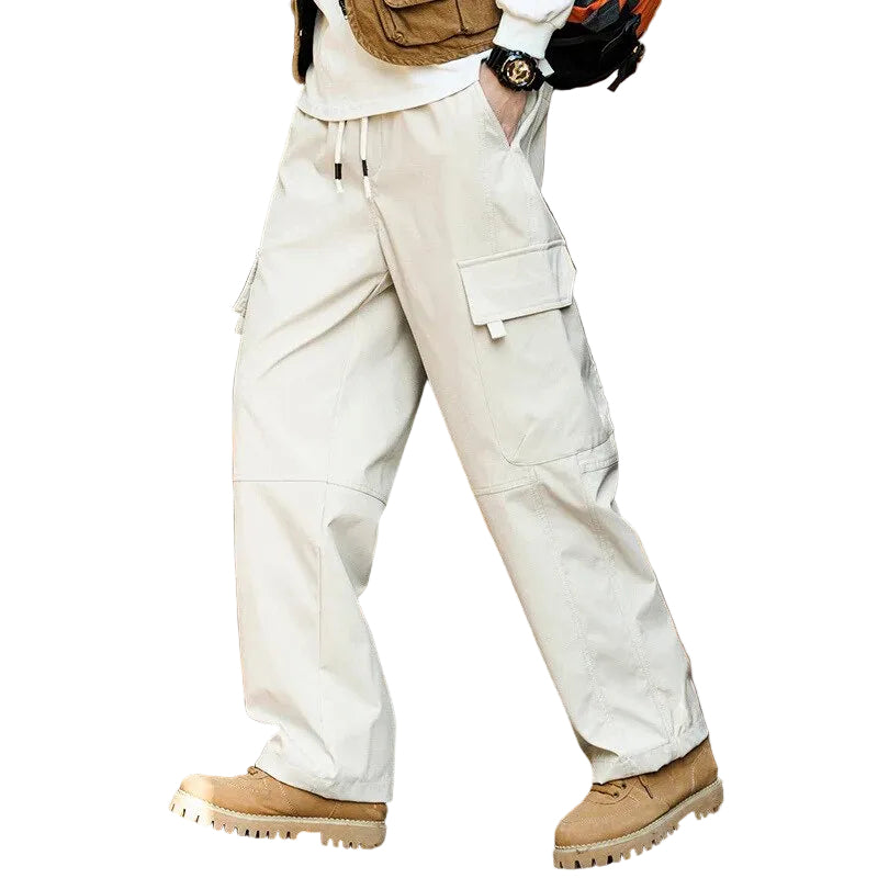Men’s Water-Resistant Hiking Cargo Trousers – Breathable Outdoor Trousers for Active Adventures