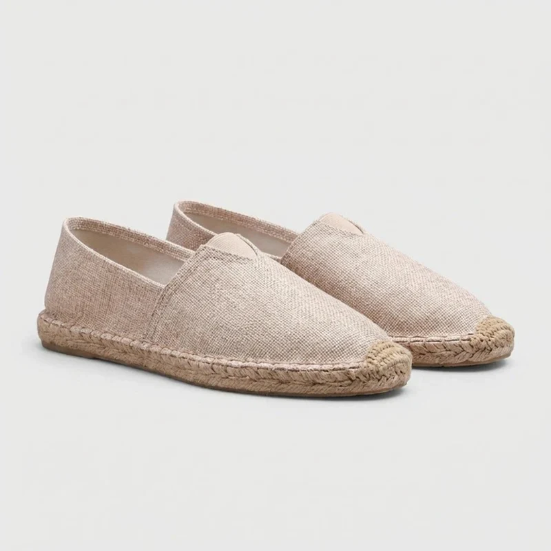 Espadrile bărbătești cu talpă din iută – încălțăminte de vară ușoară, fără șireturi, pentru vacanțe și ținute casual