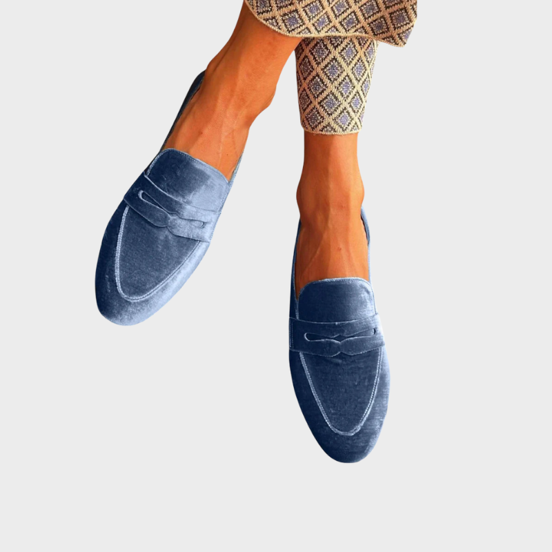 Mocasines de terciopelo para mujer, clásicos, sin cordones, para uso diario