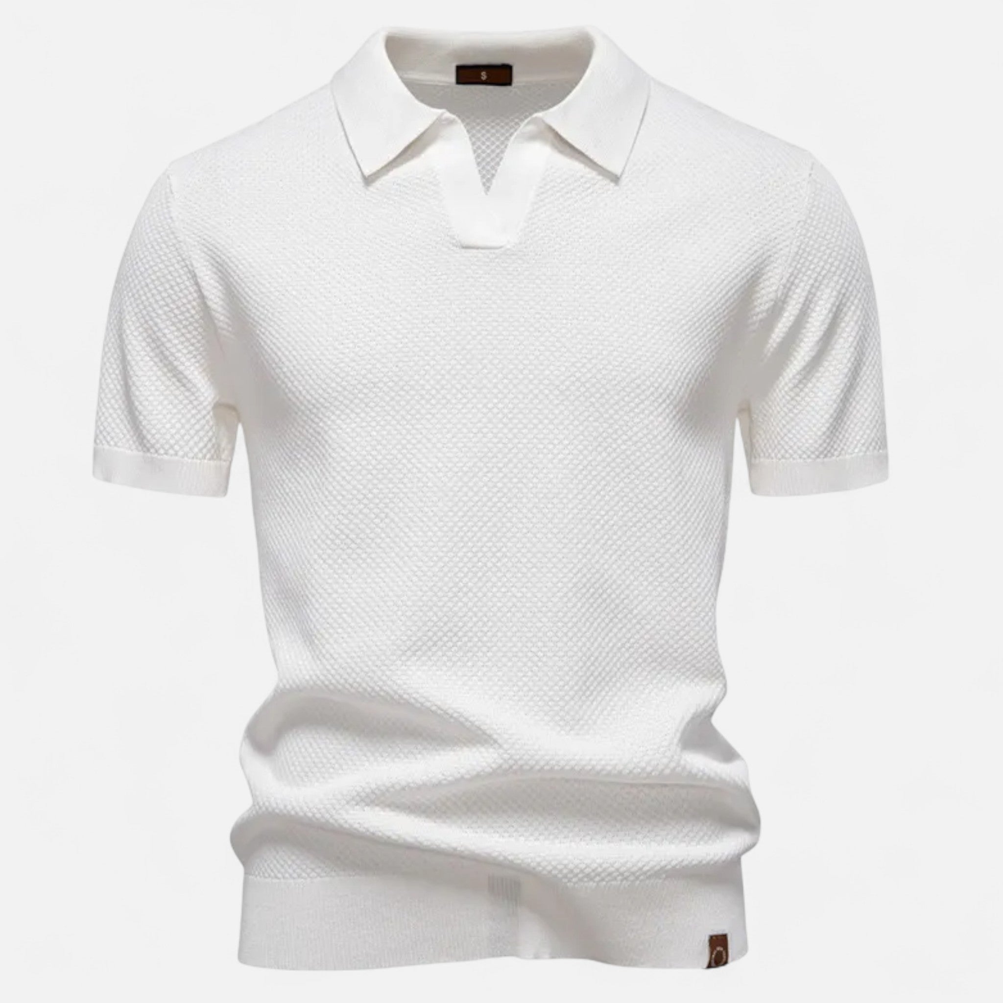 Valmonti | Men’s Pineapple Wool Polo Shirt