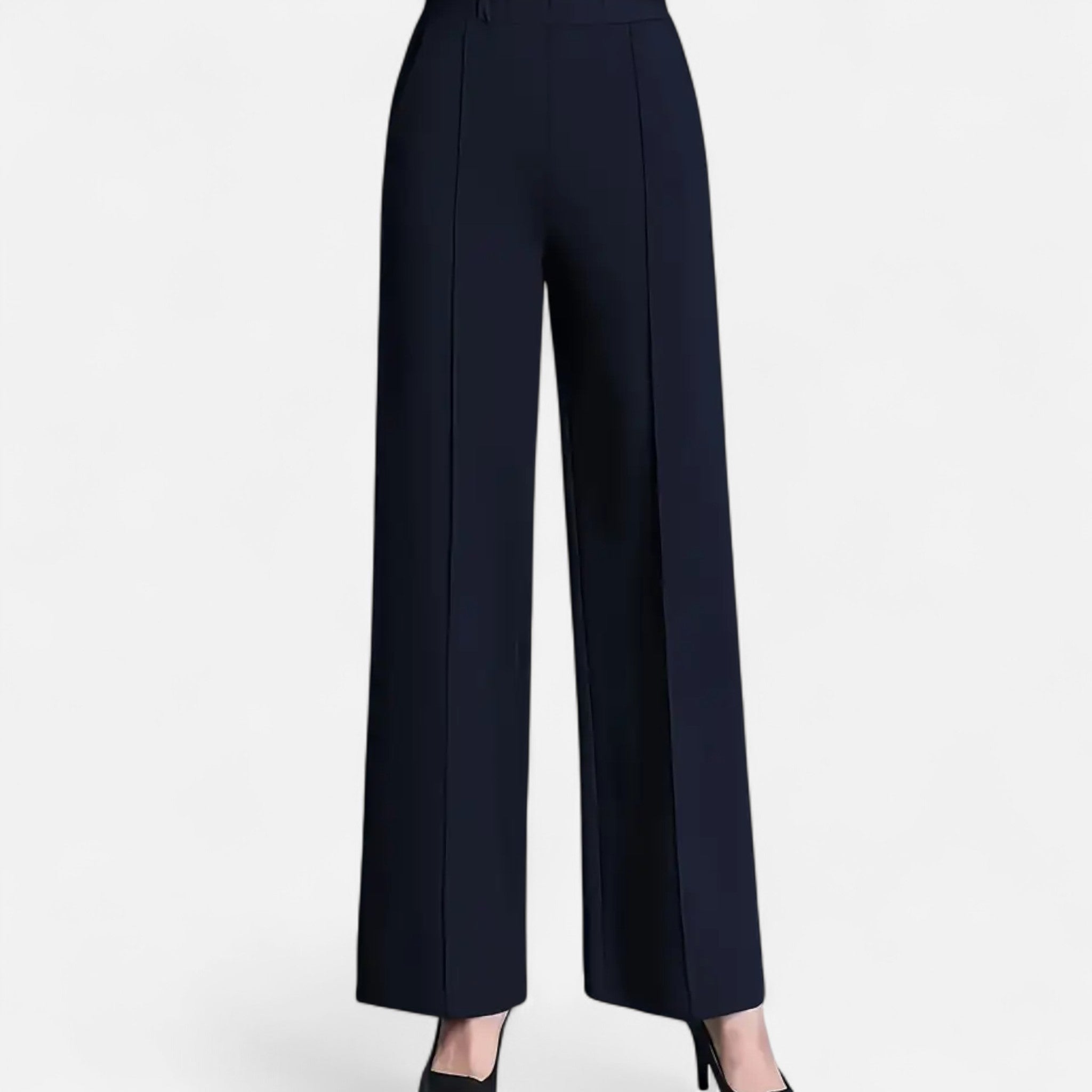 Valmonti | Women’s High-Waist Wide-Leg Trousers