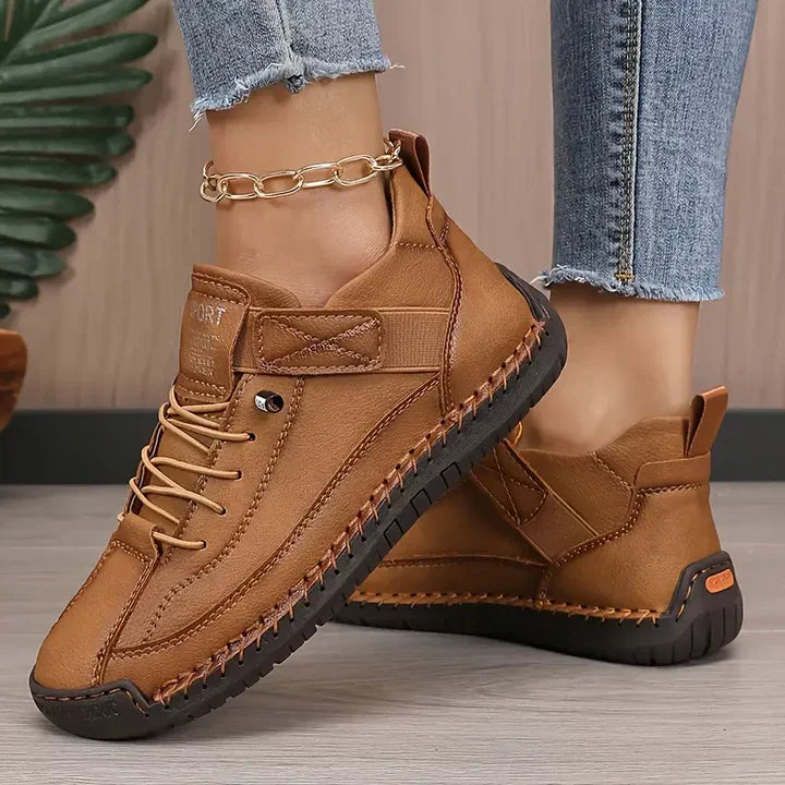 Women’s Orthopedic Leather Sneakers Everyday Comfort