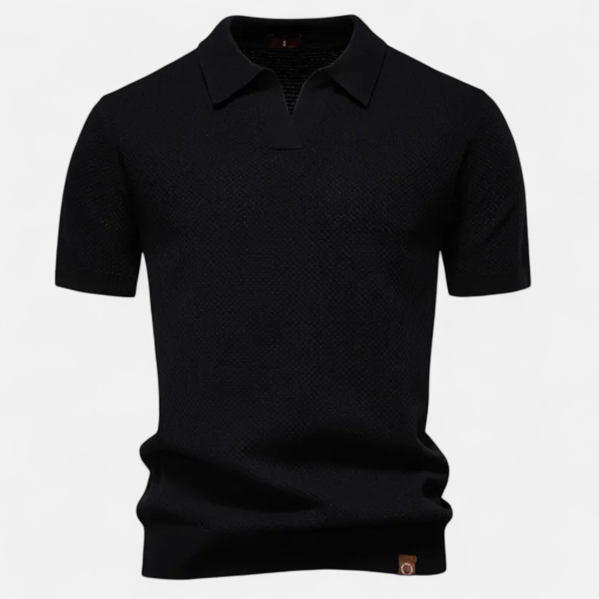 Valmonti | Men’s Pineapple Wool Polo Shirt