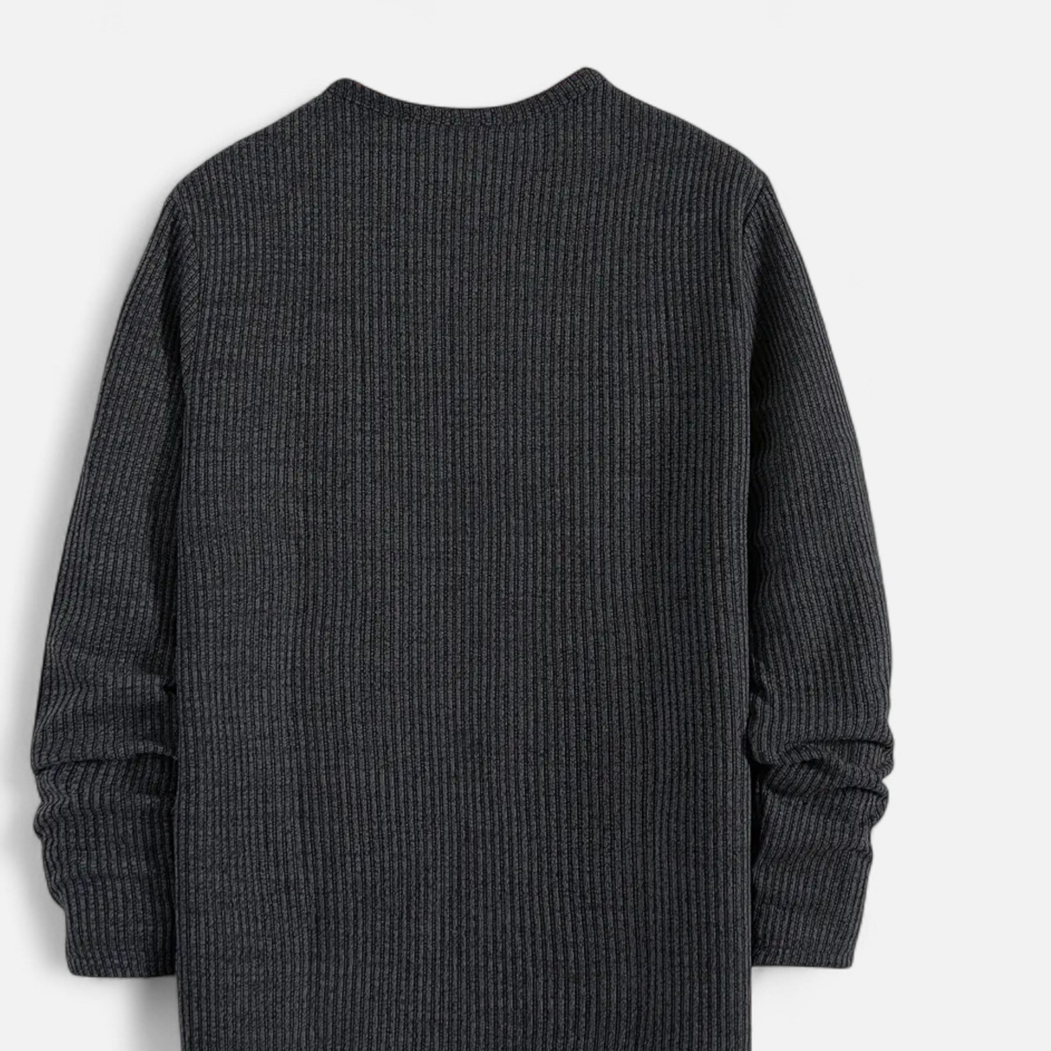 Valmonti | Men’s Cable-Knit Henley Sweater