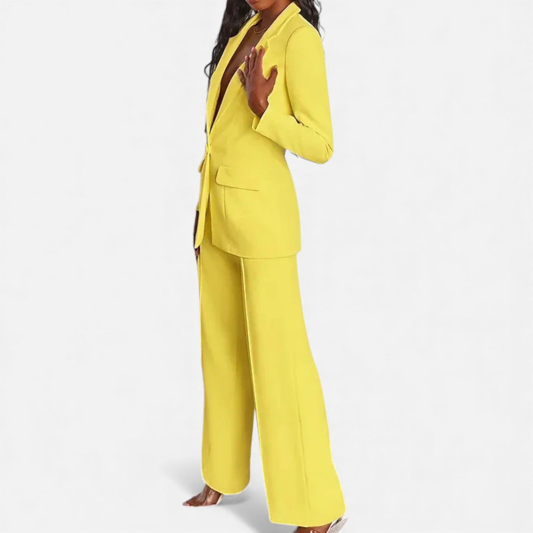 Valmonti | Women’s Business Pantsuit – Classic Tailored Suit