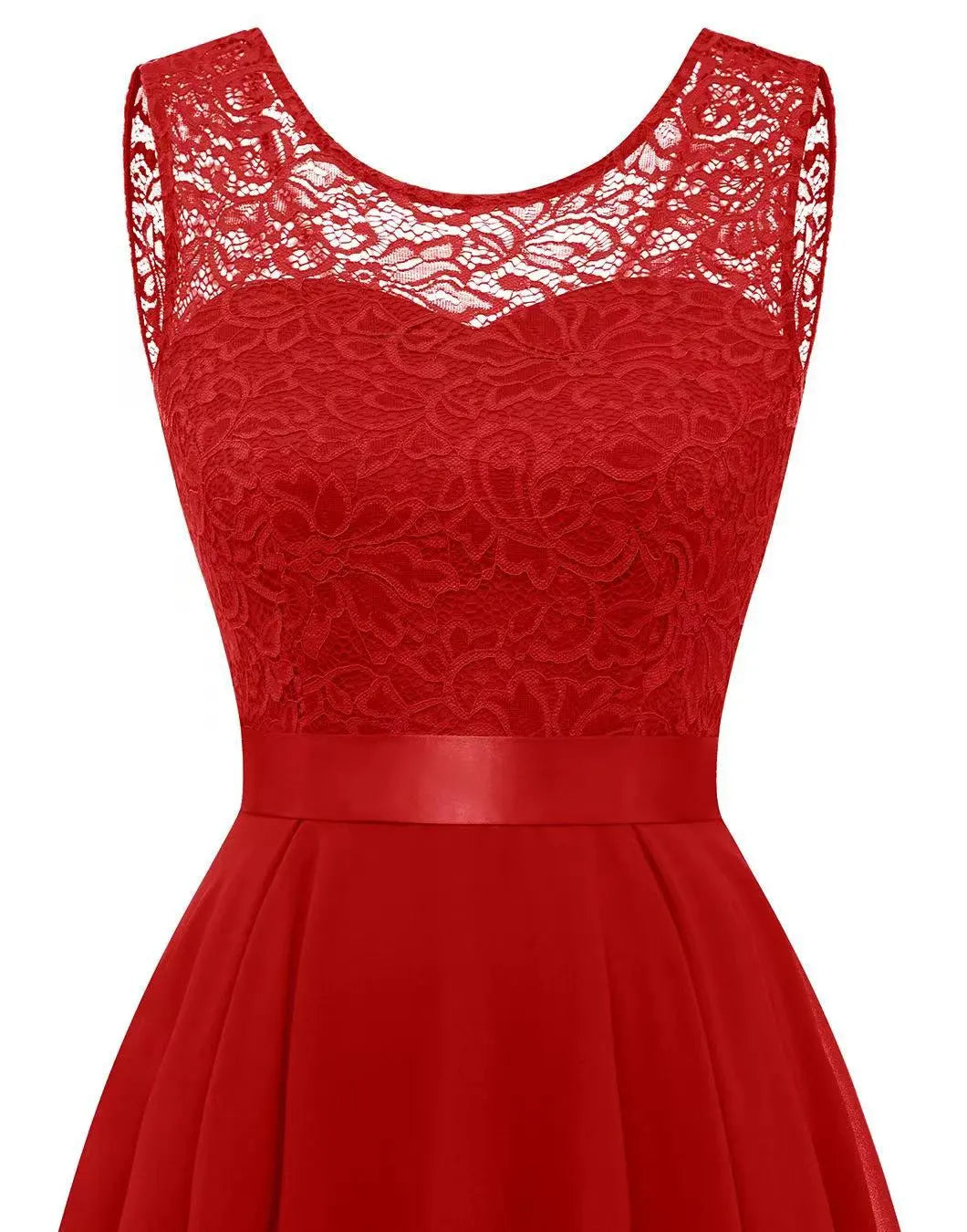 Women’s Asymmetrical High Low Evening Dress Elegant Sleeveless Flowing Party Occasion Dress