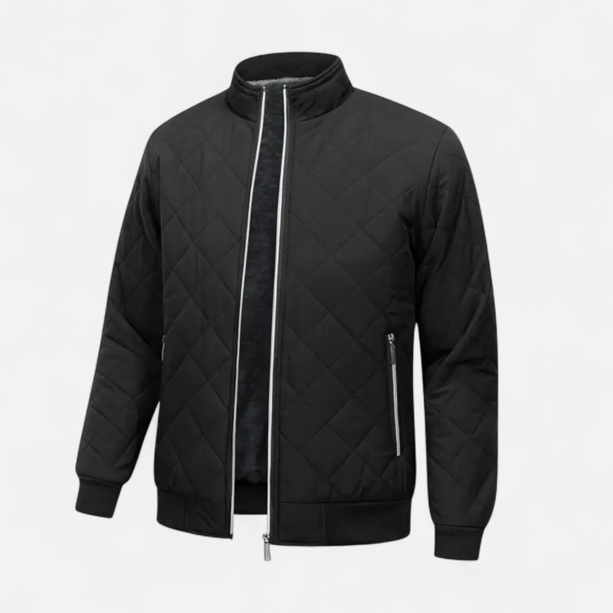 Valmonti | Men’s Quilted Fleece-Lined Winter Jacket