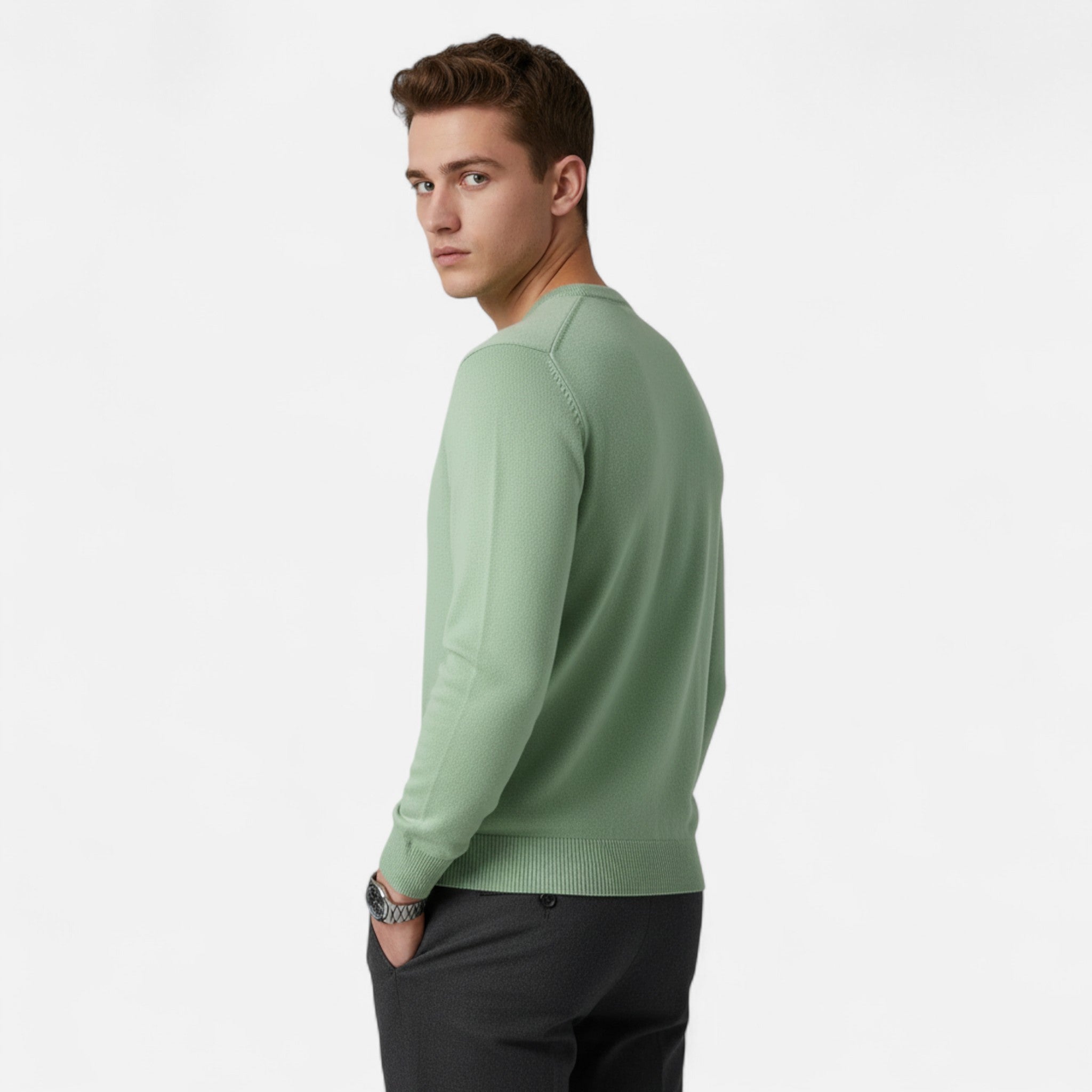 Valmonti | Men’s Slim Fit Knit Sweater