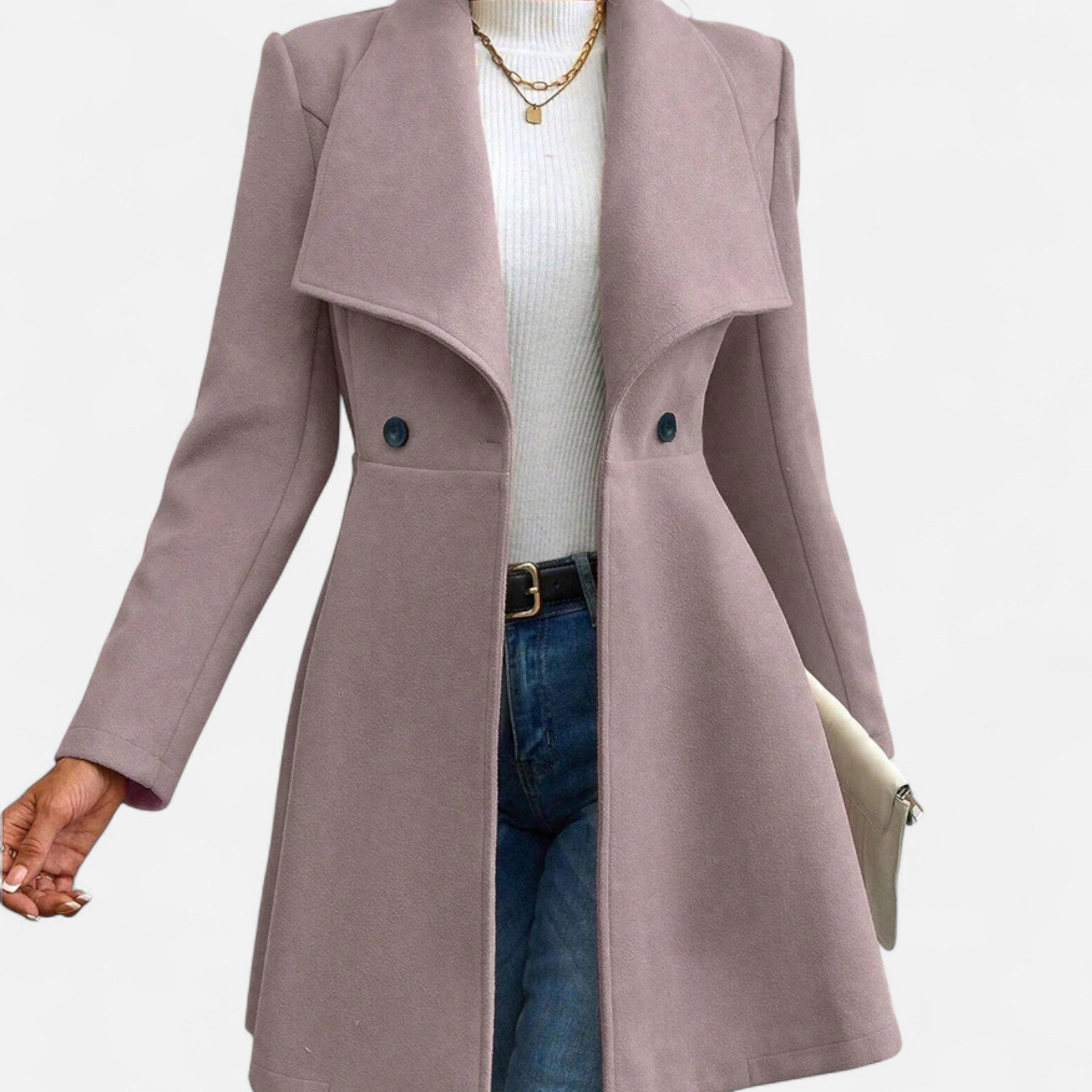 Valmonti | Women’s Lapel Wool Winter Coat