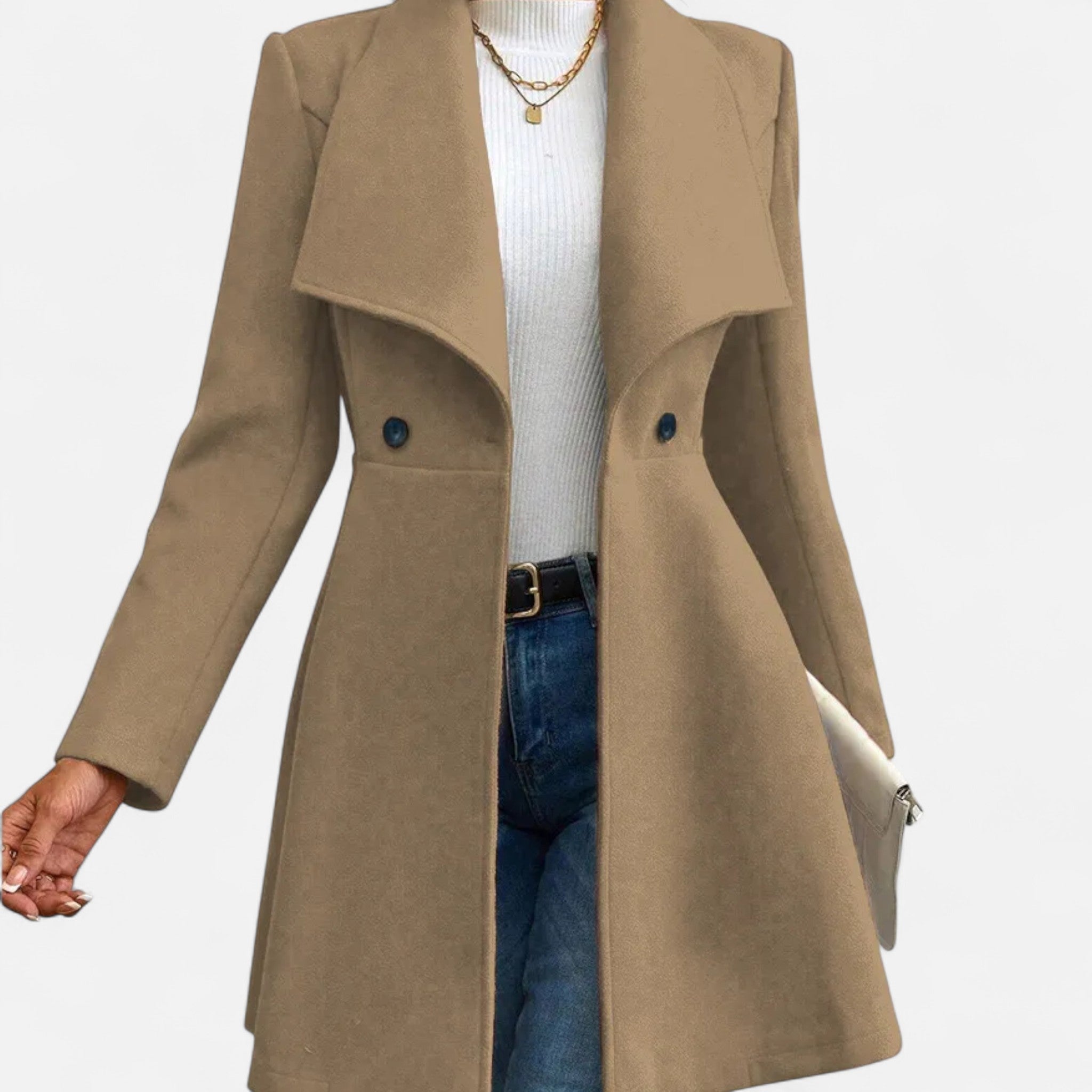 Valmonti | Women’s Lapel Wool Winter Coat