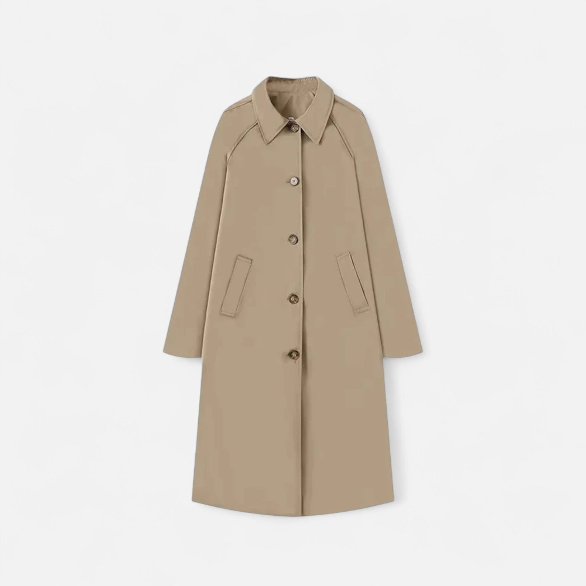 Valmonti | Women’s Long Trench Coat – Retro Heritage