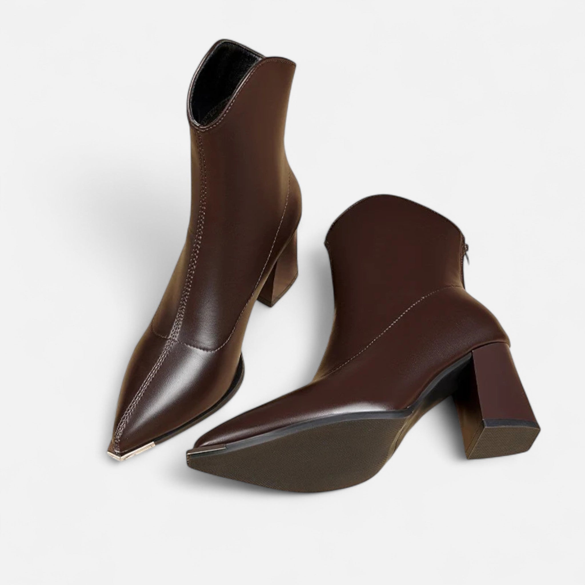 Valmonti | Women’s Chelsea Boots – Pointed-Toe Leather Elegance