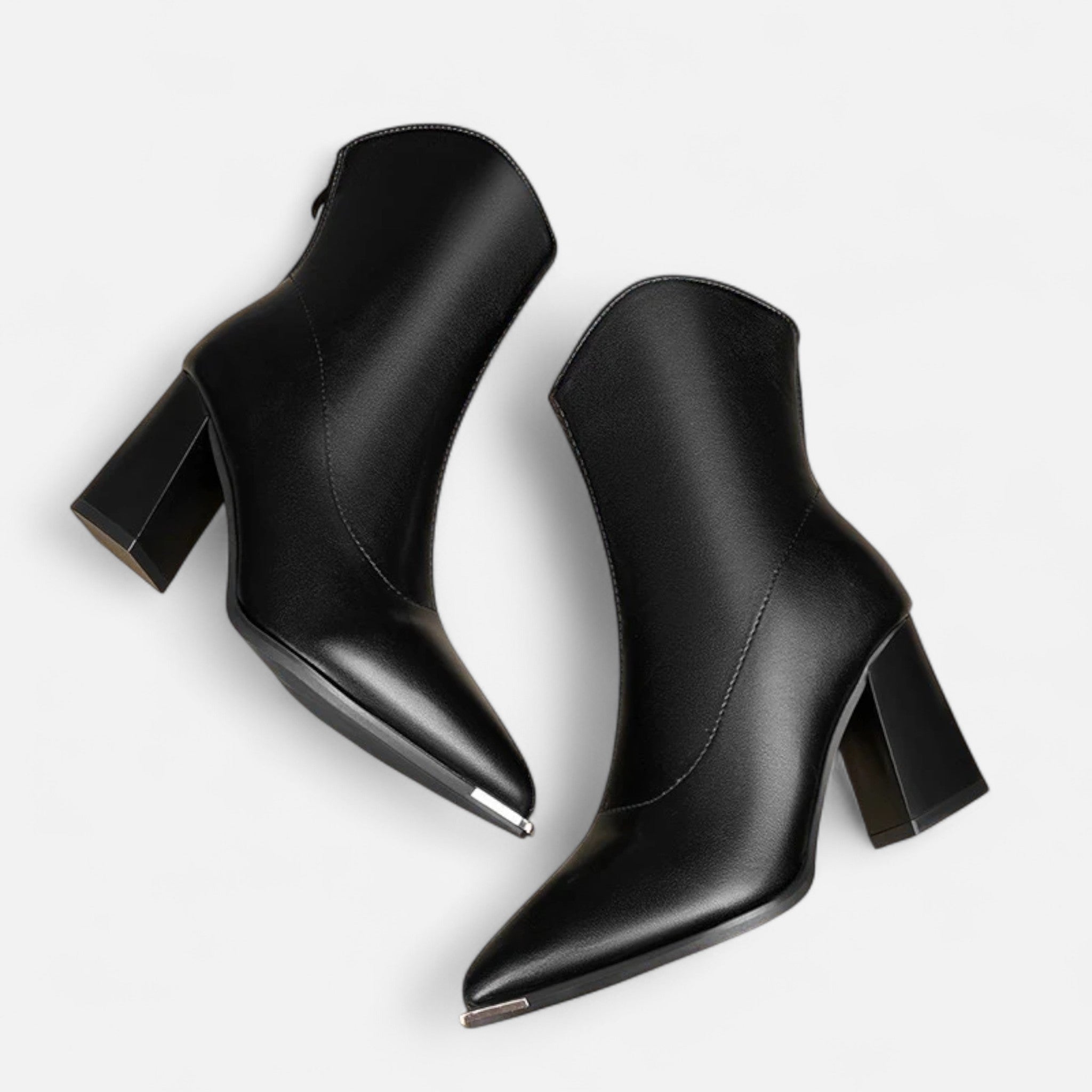 Valmonti | Women’s Chelsea Boots – Pointed-Toe Leather Elegance