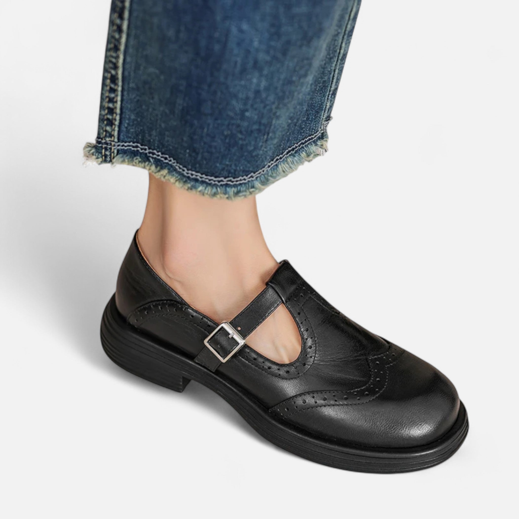 Valmonti | Women’s Mary Jane Heels – Refined Leather Elegance