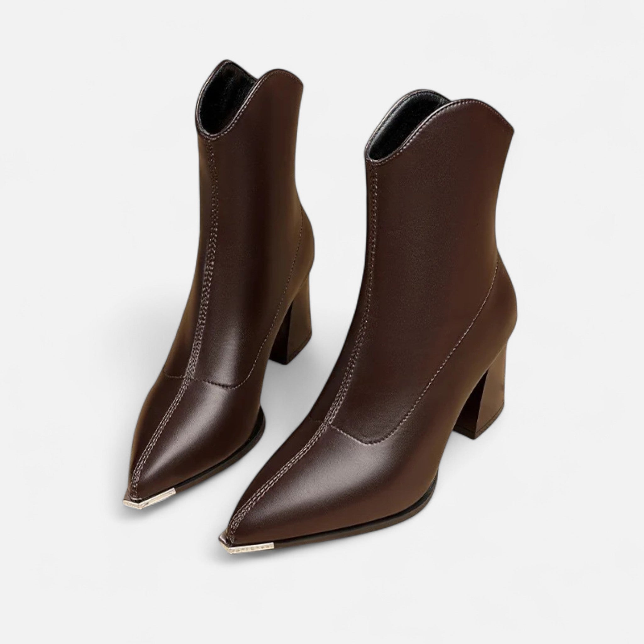 Valmonti | Women’s Chelsea Boots – Pointed-Toe Leather Elegance