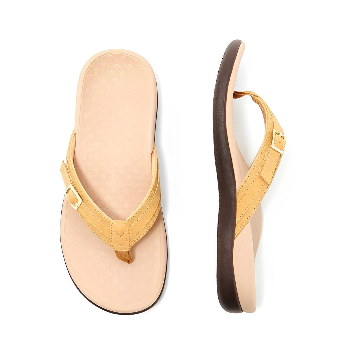 Women’s Adjustable Buckle Thong Sandals – Supportive Summer Footwear for Holidays Daily Wear Beach Trips and Comfortable Warm-Weather Walking