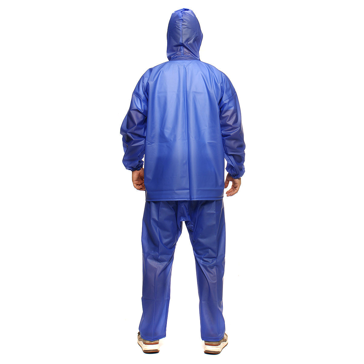 Combinaison de pluie imperméable pour homme - Veste légère à capuche et coupe-vent avec surpantalon pour les activités en plein air