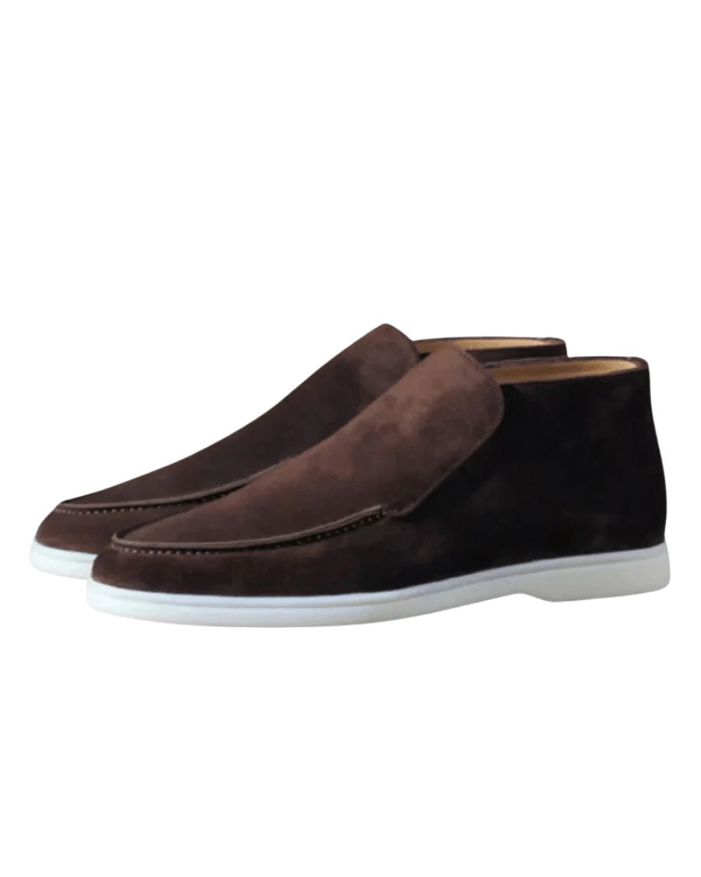 Męskie wsuwane mokasyny za kostkę – wyrafinowane miejskie buty w stylu smart casual