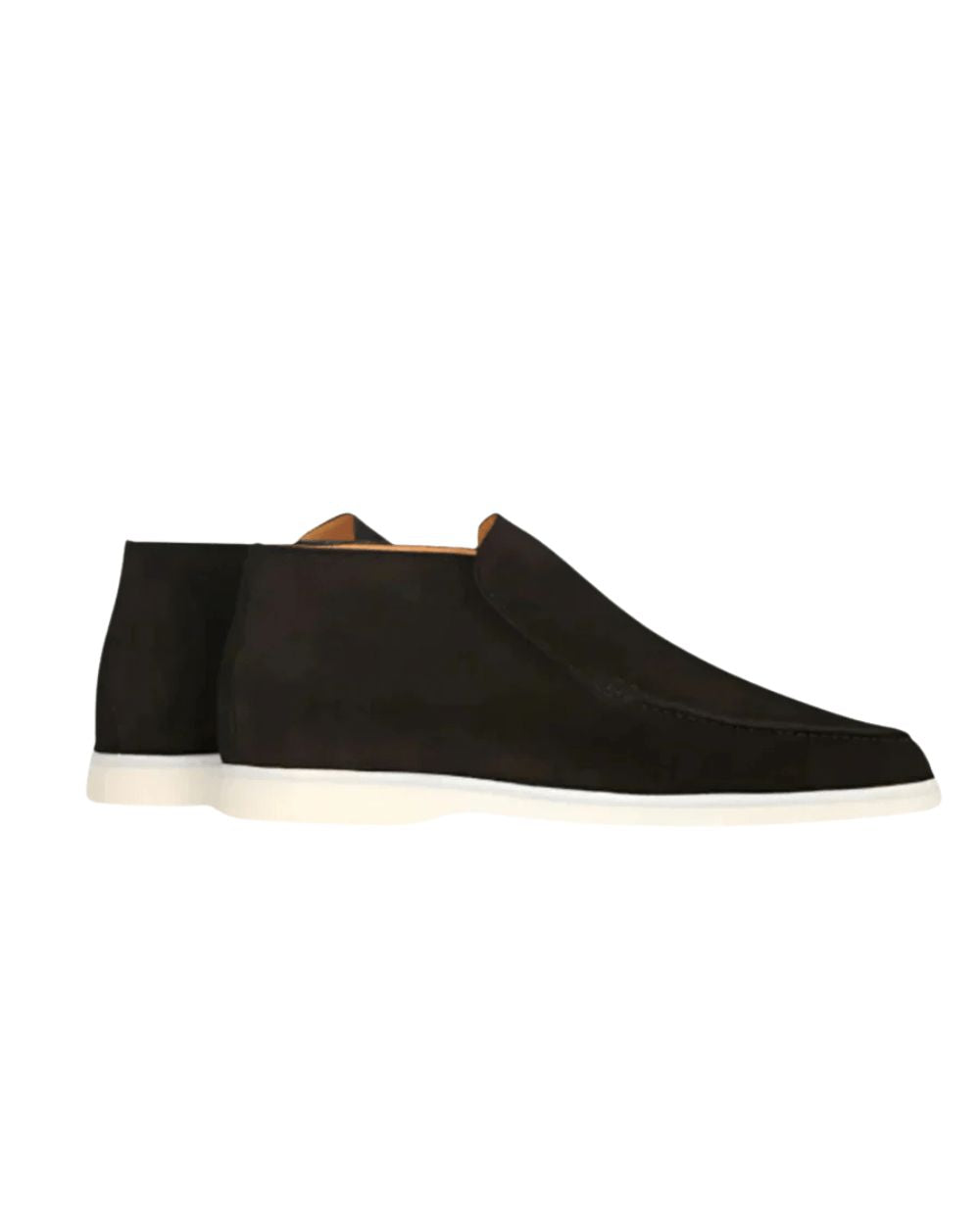 Męskie wsuwane mokasyny za kostkę – wyrafinowane miejskie buty w stylu smart casual