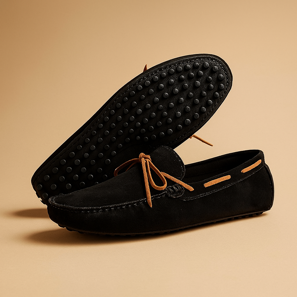 Åndbare slip-on-loafers til mænd - let kørestil til pænt, afslappet arbejde og hverdagsbrug
