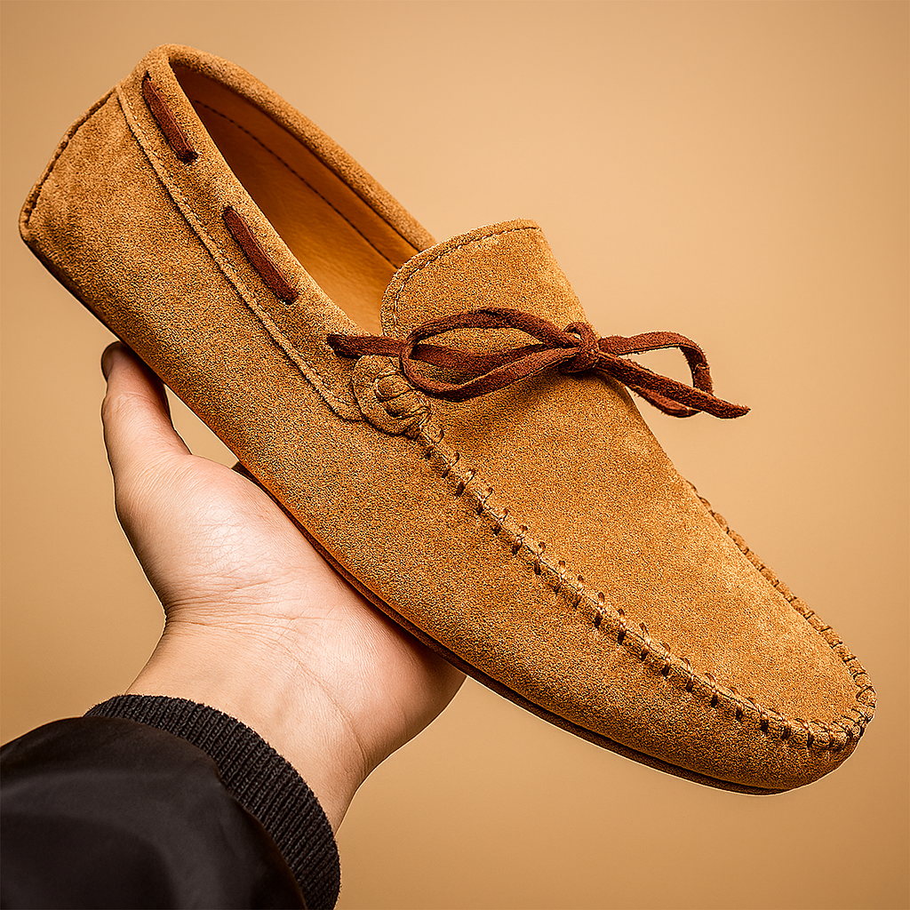 Åndbare slip-on-loafers til mænd - let kørestil til pænt, afslappet arbejde og hverdagsbrug