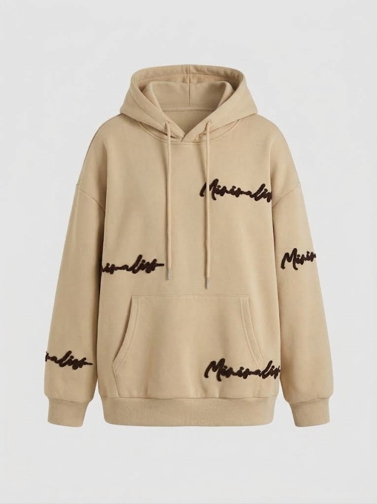Oversized hættetrøje med grafisk motiv til kvinder – Afslappet langærmet pullover til afslappet streetwear-lag-på-lag
