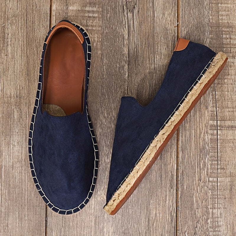 Pánské plátěné espadrilky na nazutí letní mokasíny