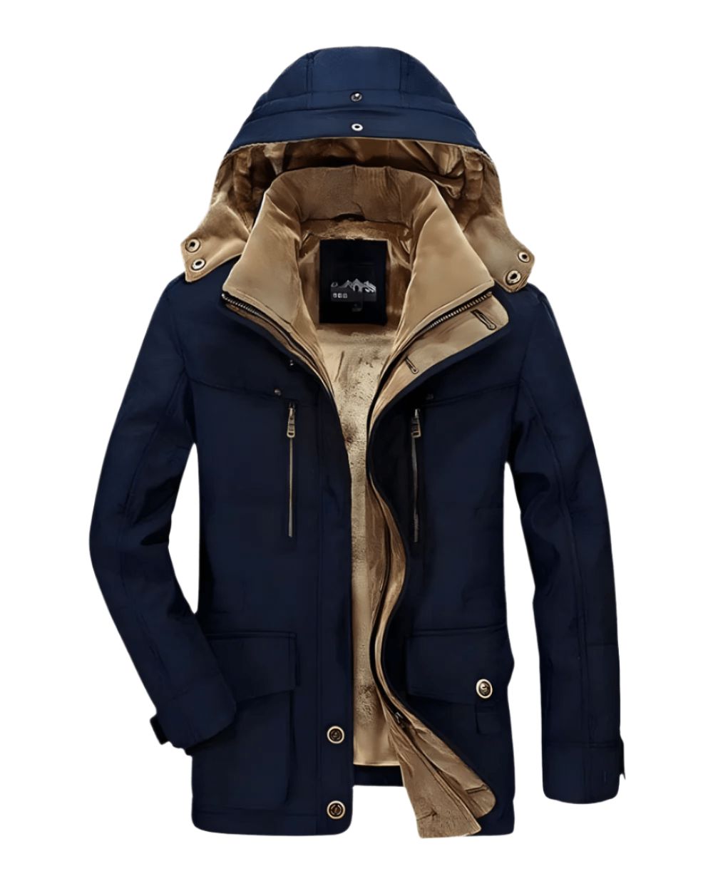 Men’s Hooded Winter Jacket – Insulated Cold Weather Coat for Outdoor and City Wear