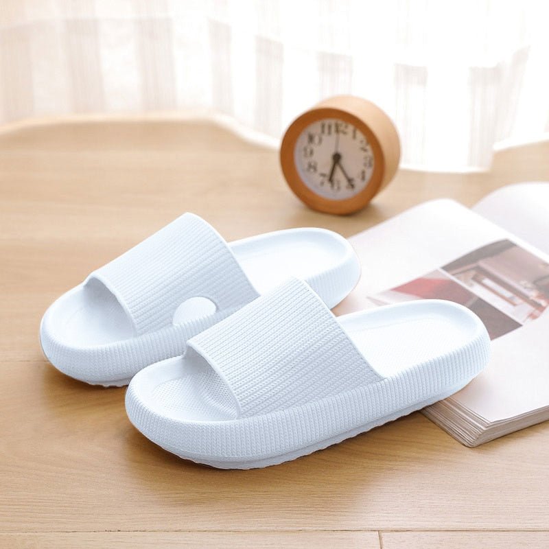 Pantofole da Donna con Fascia Testurizzata Suola Leggera e Imbottita Ciabatte Casual Comfort